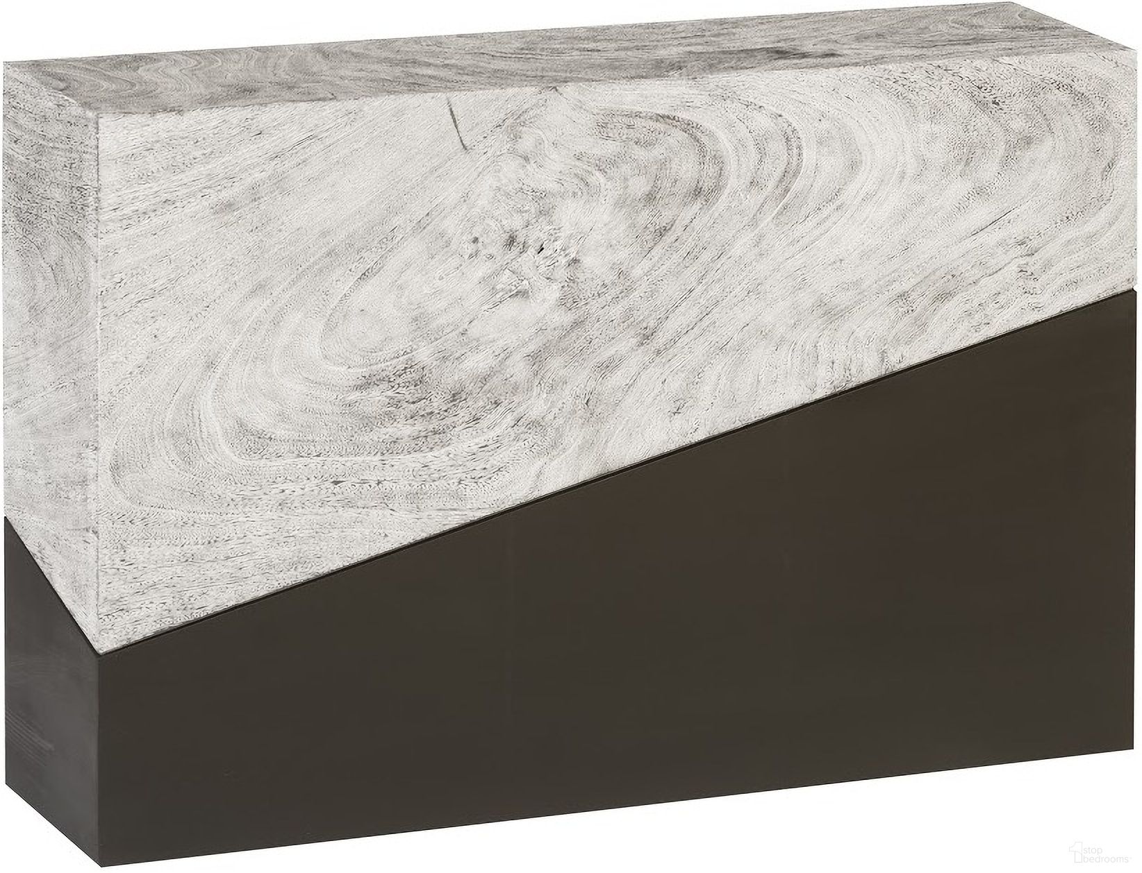 The appearance of Geometry Console Table In Grey designed by Phillips Collection in the modern / contemporary interior design. This grey piece of furniture  was selected by 1StopBedrooms from  to add a touch of cosiness and style into your home. Sku: TH97556. Material: Wood.