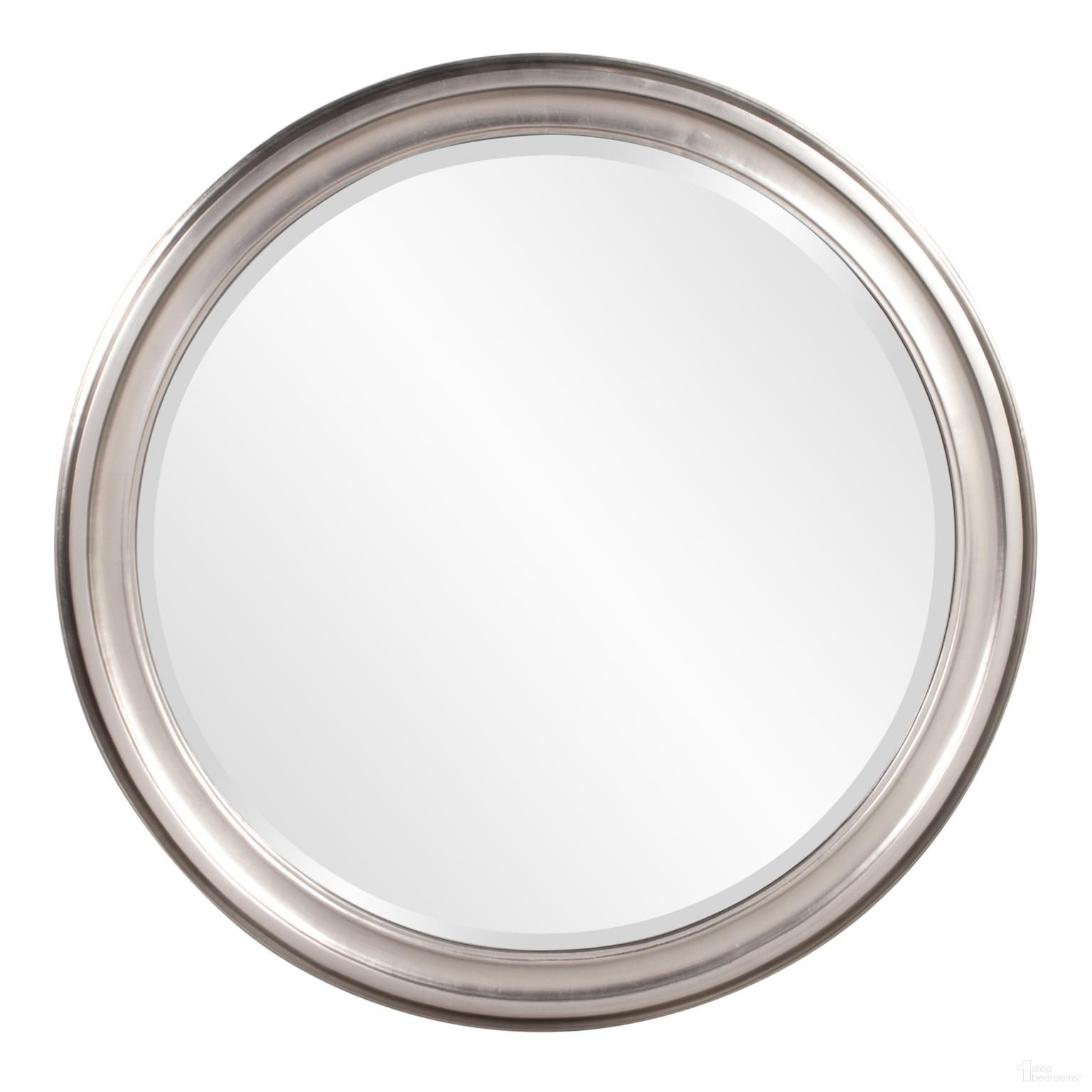 George Mirror In Bright Silver