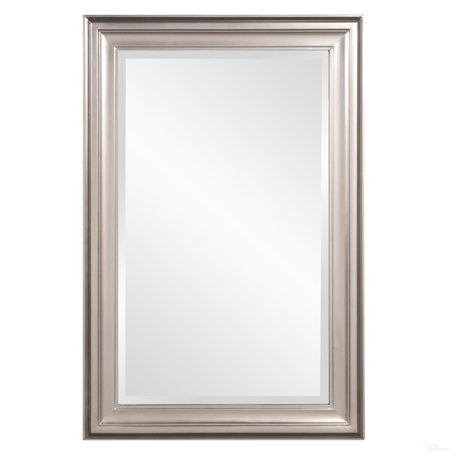 George Mirror In Bright Silver