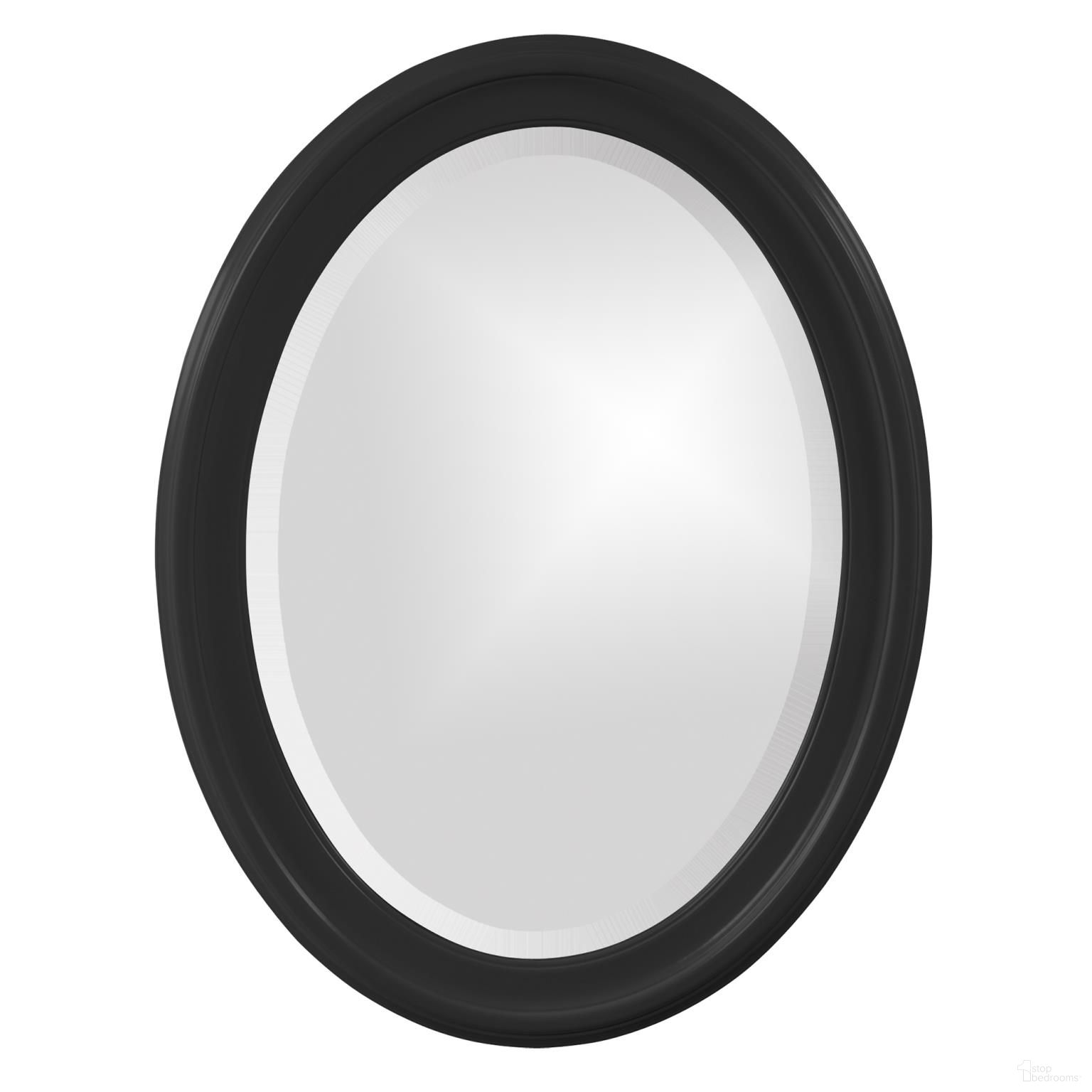 George Mirror In Glossy Black