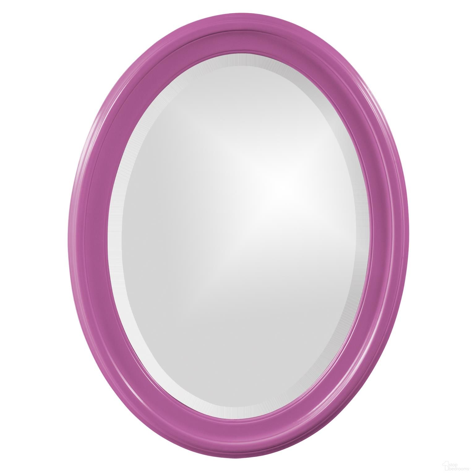 George Mirror In Glossy Hot Pink