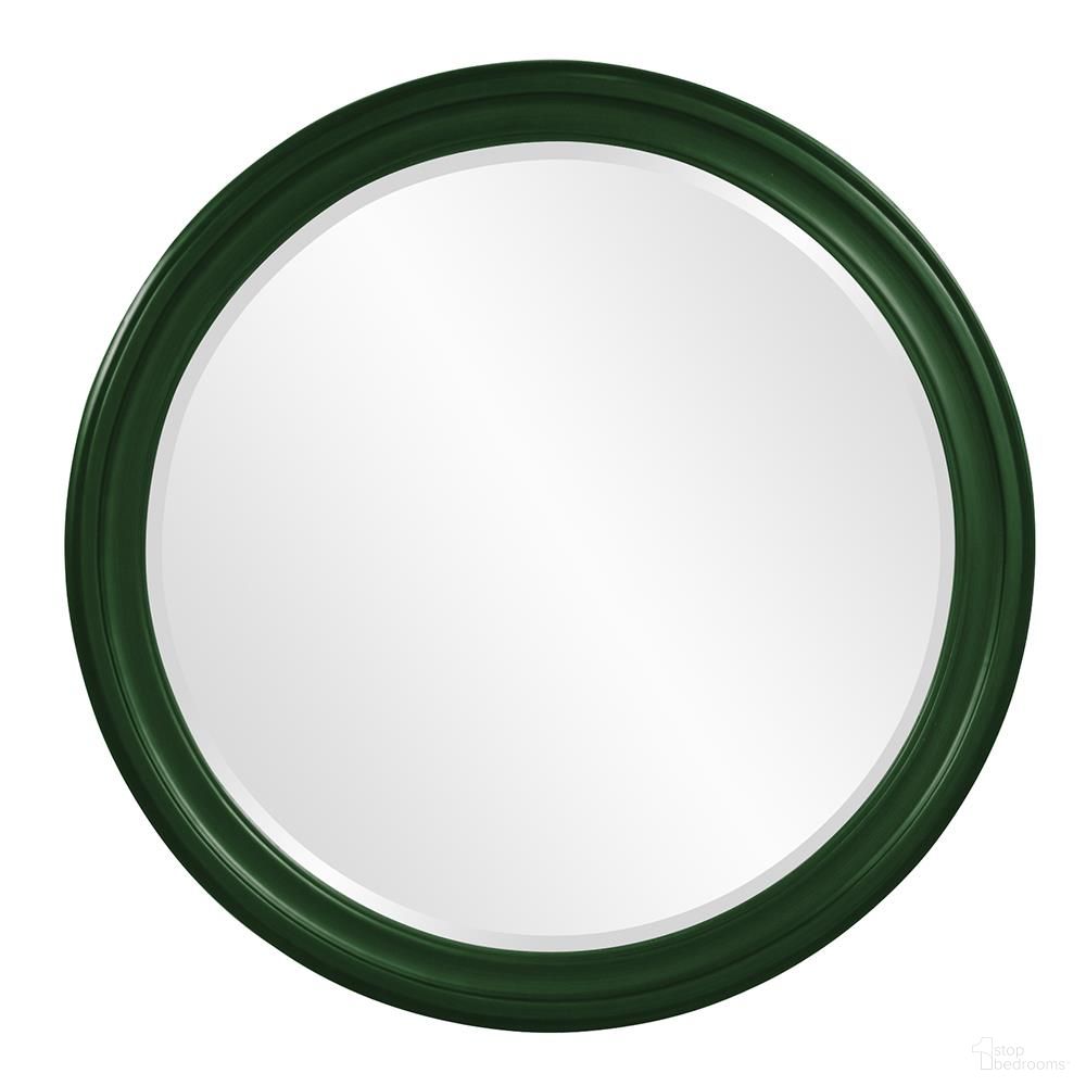 George Mirror In Glossy Hunter Green