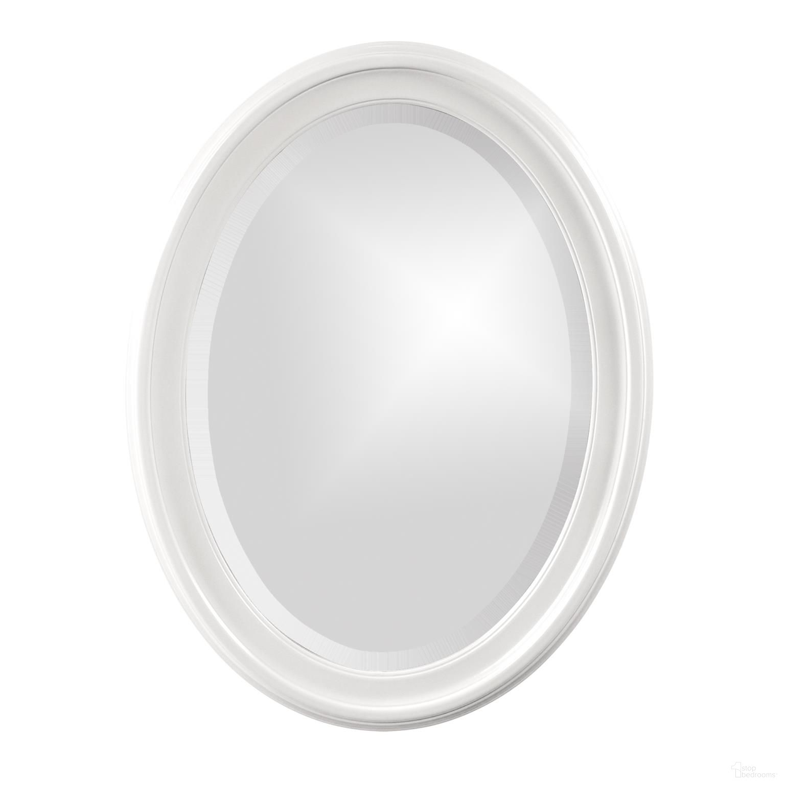 George Mirror In Glossy White