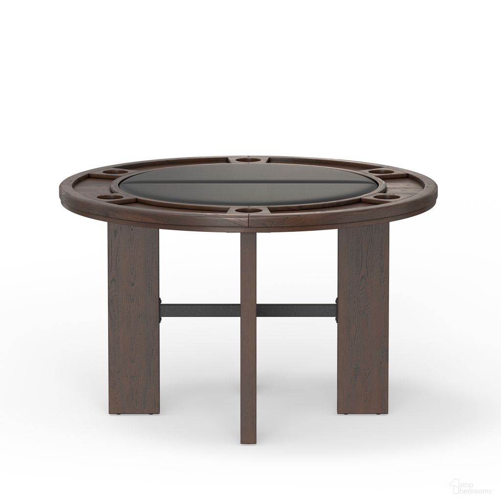 Georgio Dining and Game Table In Walnut and Black