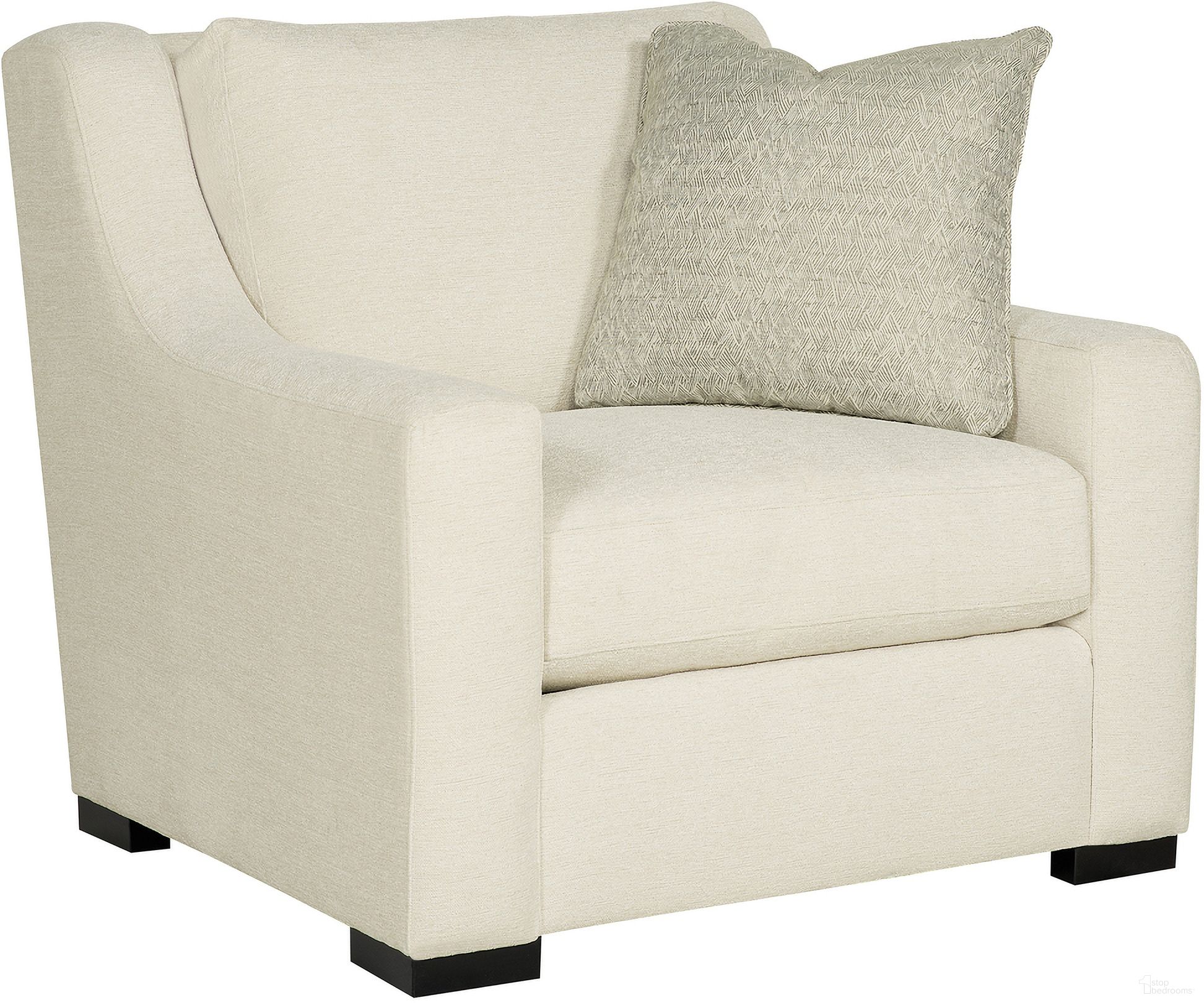 The appearance of Germain Chair designed by Bernhardt in the transitional interior design. This mocha chenille piece of furniture was selected by 1StopBedrooms from Germain Collection to add a touch of cosiness and style into your home. Sku: B2662A. Material: Wood. Upholstery Material: Chenille.