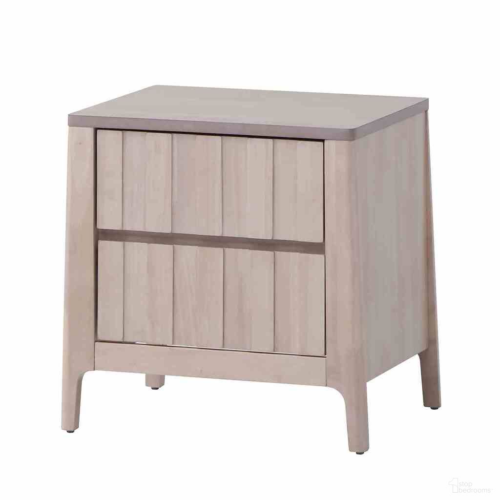The appearance of Gervais Nightstand In White Wash designed by Furniture of America in the modern / contemporary interior design. This white wash piece of furniture was selected by 1StopBedrooms from Gervais Collection to add a touch of cosiness and style into your home. Sku: FM7105WH-N. Material: Solid Rubberwood.
