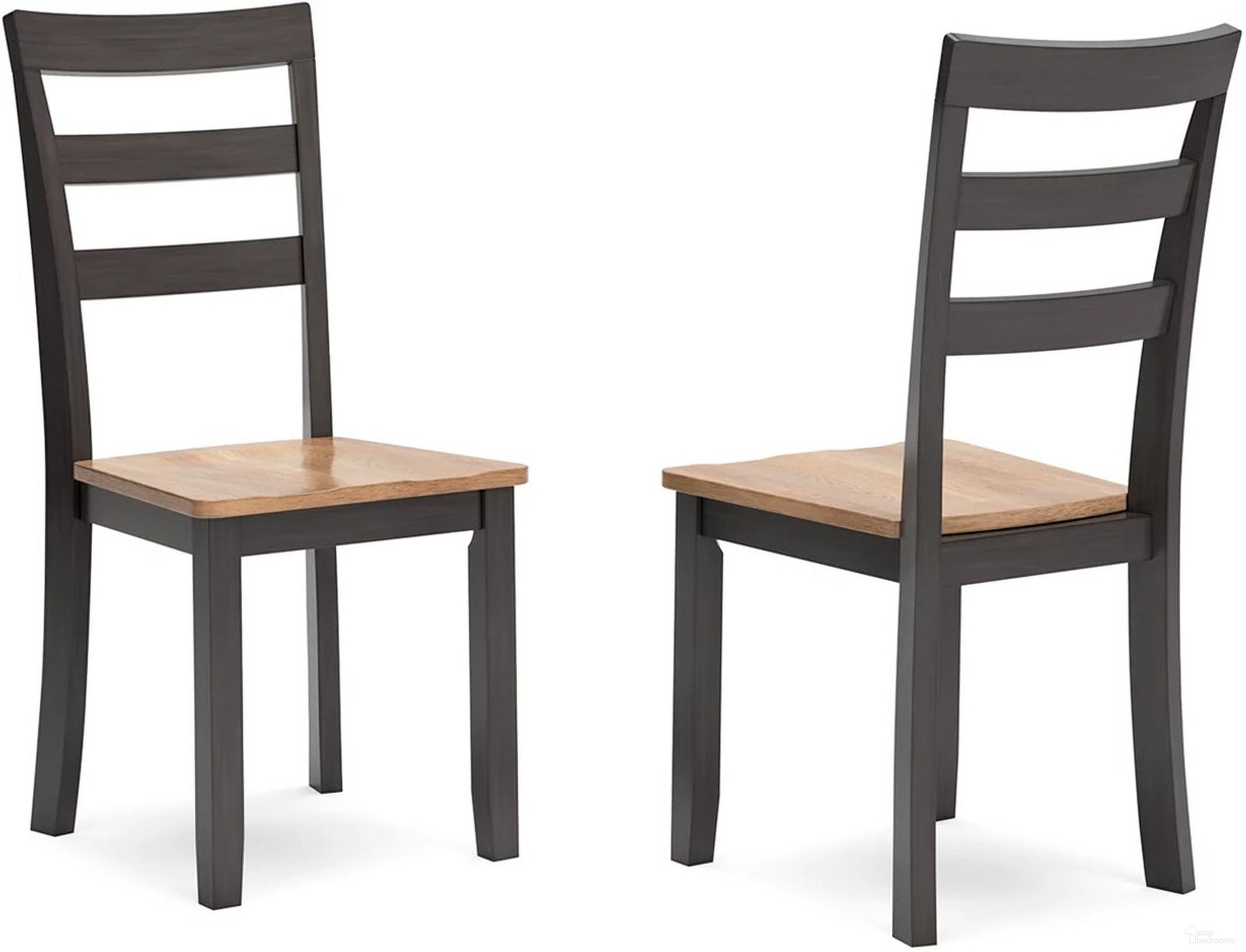 The appearance of Gesthaven Dining Chair Set of 2 In Natural and Brown designed by Signature Design by Ashley in the transitional interior design. This natural and brown piece of furniture was selected by 1StopBedrooms from Gesthaven Collection to add a touch of cosiness and style into your home. Sku: D396-01. Material: Wood. Chair Type: Side Chair.