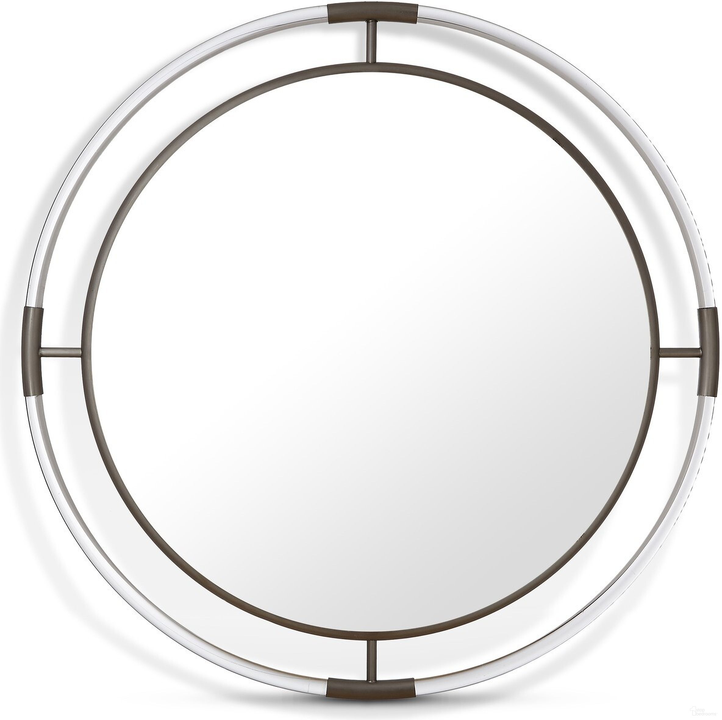 Ghost Round Mirror In Chrome