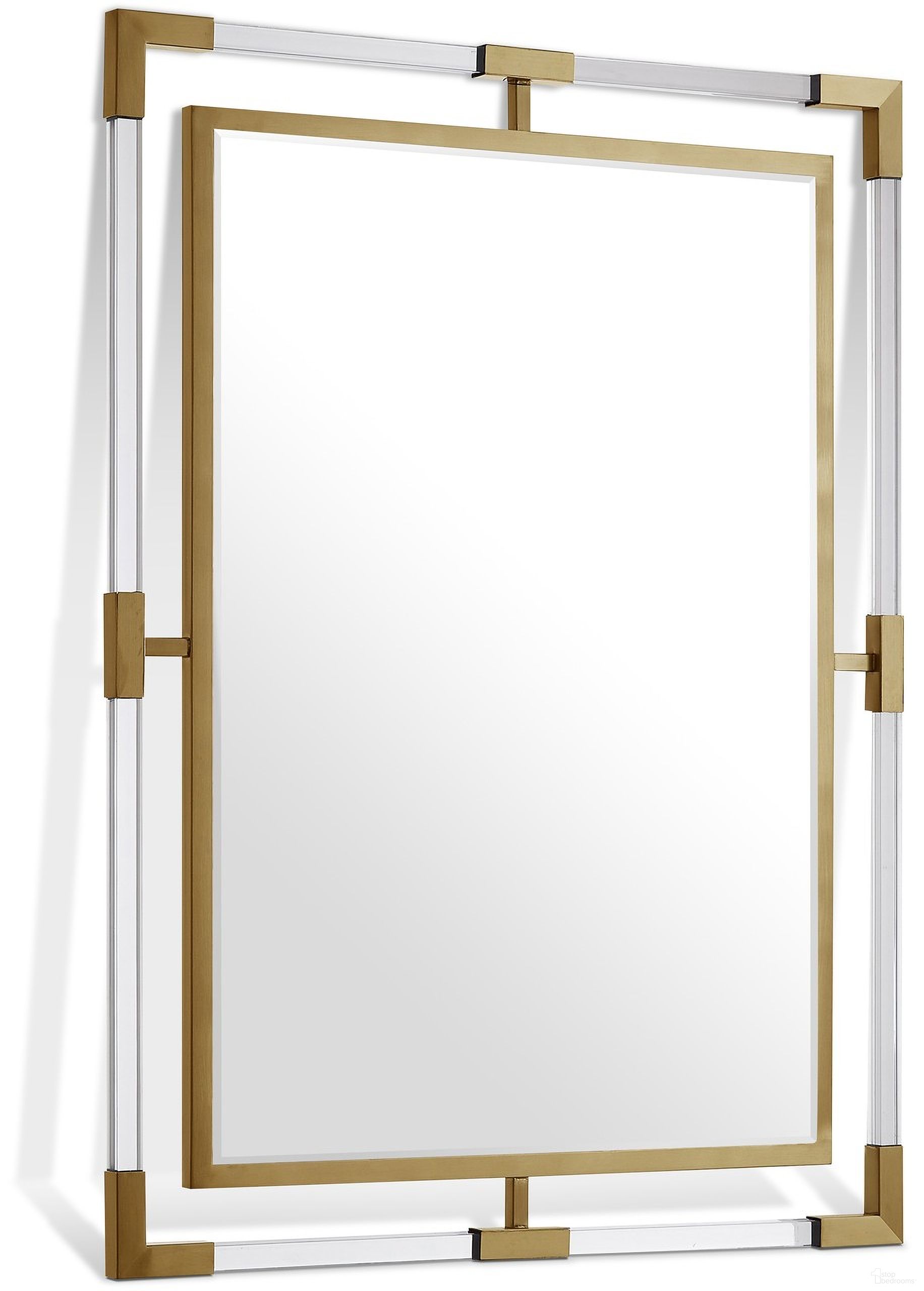 The appearance of Ghost Rectangular Mirror In Gold designed by Meridian in the modern / contemporary interior design. This gold piece of furniture was selected by 1StopBedrooms from Ghost Collection to add a touch of cosiness and style into your home. Sku: 451-M. Material: Metal.