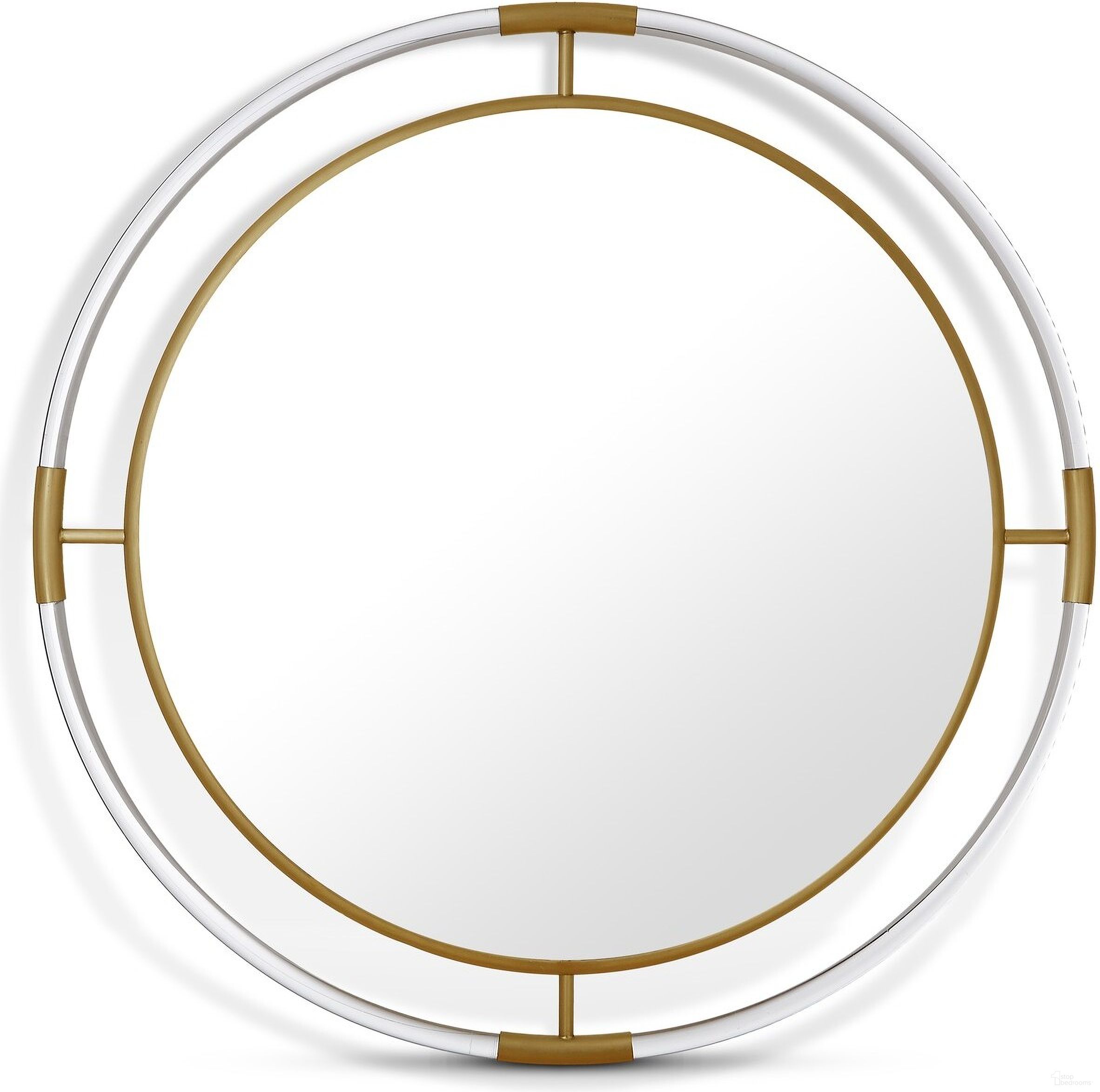 The appearance of Ghost Round Mirror In Gold designed by Meridian in the modern / contemporary interior design. This gold piece of furniture was selected by 1StopBedrooms from Ghost Collection to add a touch of cosiness and style into your home. Sku: 453-M. Material: Metal.