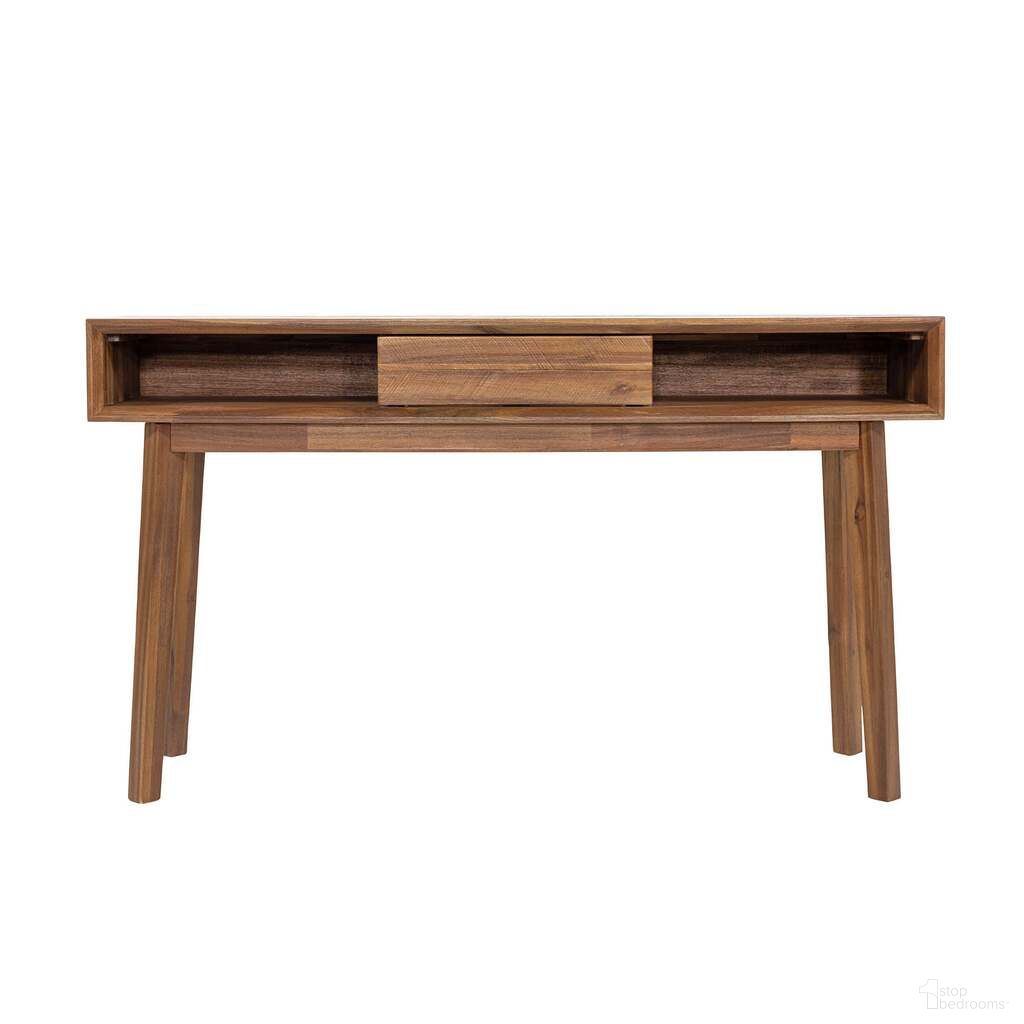 The appearance of Gia Console Table In Warm Pecan designed by LH Imports in the modern / contemporary interior design. This warm pecan piece of furniture was selected by 1StopBedrooms from Gia Collection to add a touch of cosiness and style into your home. Sku: GIA012-BRN. Material: Acacia.