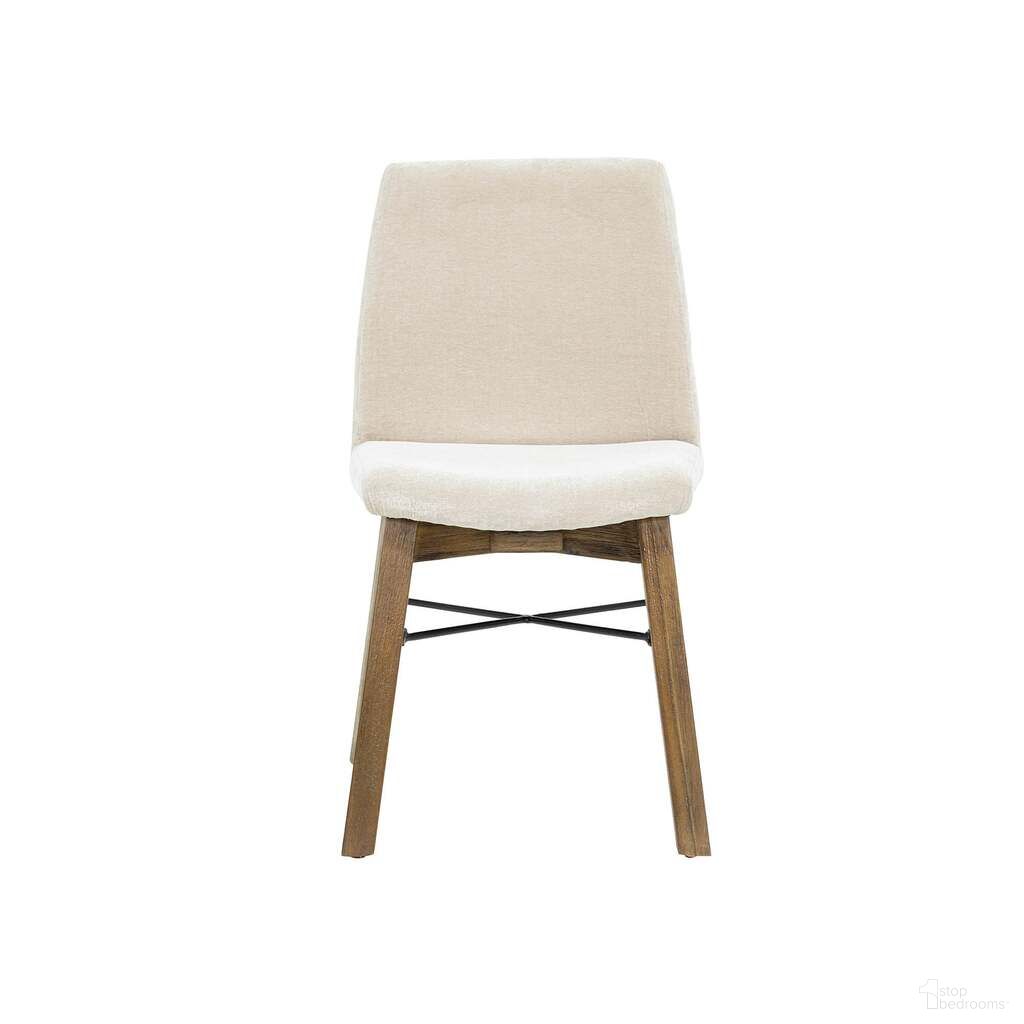 The appearance of Gia Dining Chair Set of 2 In Warm Pecan and Sand designed by LH Imports in the modern / contemporary interior design. This warm pecan/sand piece of furniture was selected by 1StopBedrooms from Gia Collection to add a touch of cosiness and style into your home. Sku: GIA025-BRN-S. Material: Polyester. Chair Type: Side Chair.