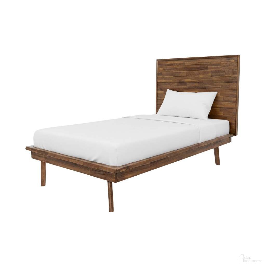 Gia Single Bed In Warm Pecan