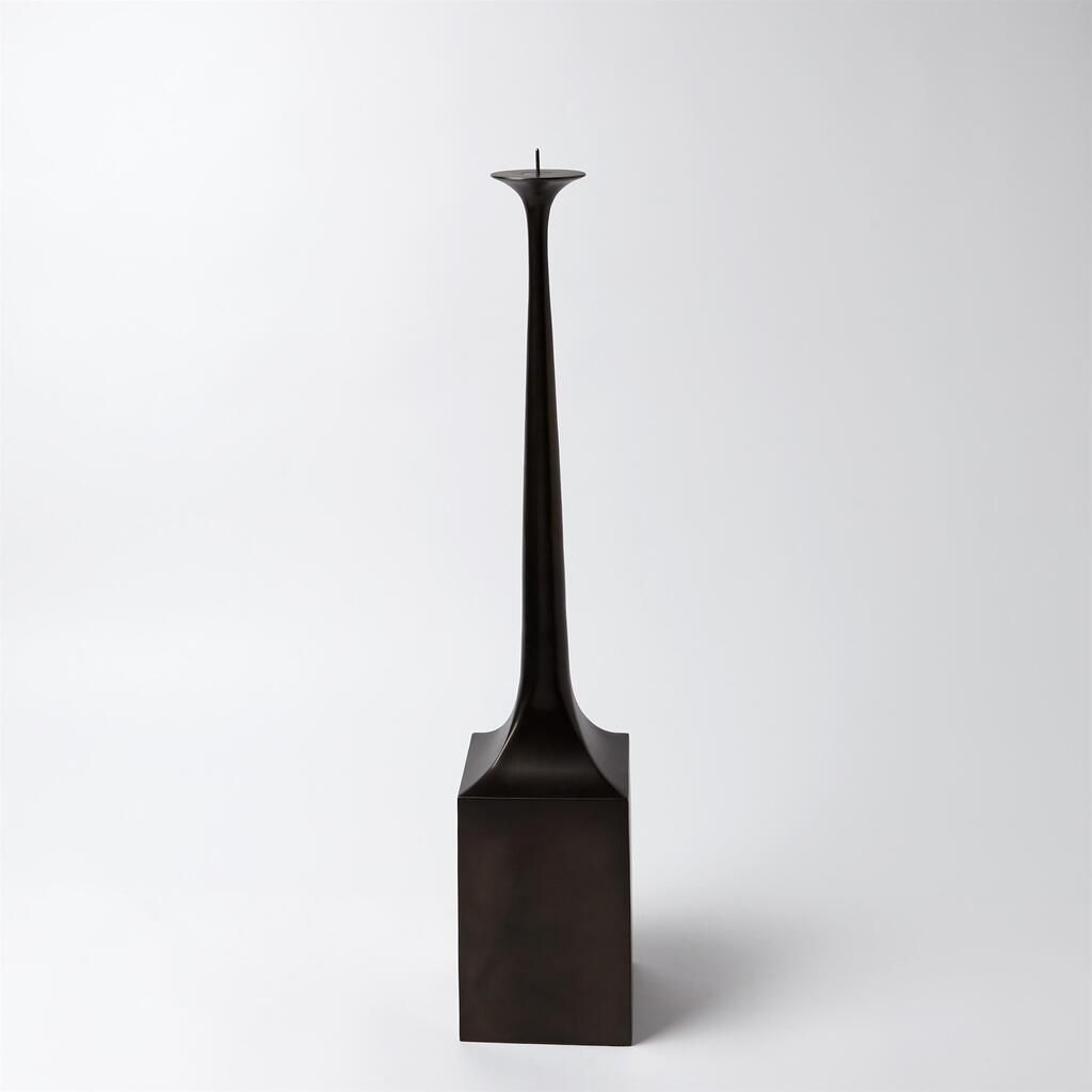 Giac Large Candle Stand In Bronze