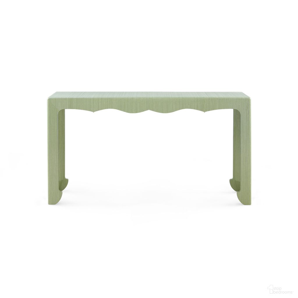 The appearance of Gianna Console In Spring Green designed by Villa & House in the transitional interior design. This spring green piece of furniture was selected by 1StopBedrooms from Gianna Collection to add a touch of cosiness and style into your home. Sku: GNA-400-5197. Material: Wood.