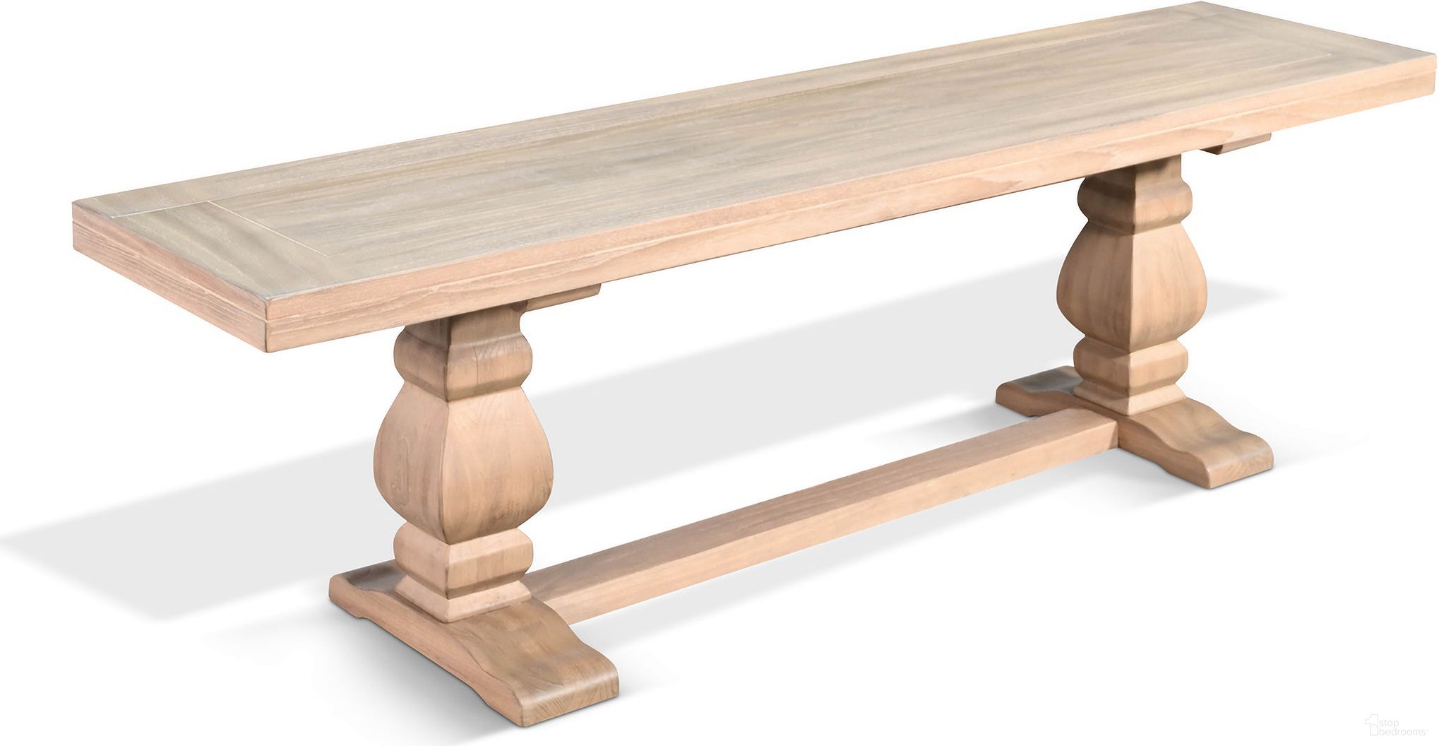 The appearance of Gianna Wood Dining Bench In Wheat designed by Sunny Designs in the modern / contemporary interior design. This wheat piece of furniture was selected by 1StopBedrooms from Gianna Collection to add a touch of cosiness and style into your home. Sku: 1502WE. Material: Solid Wood.