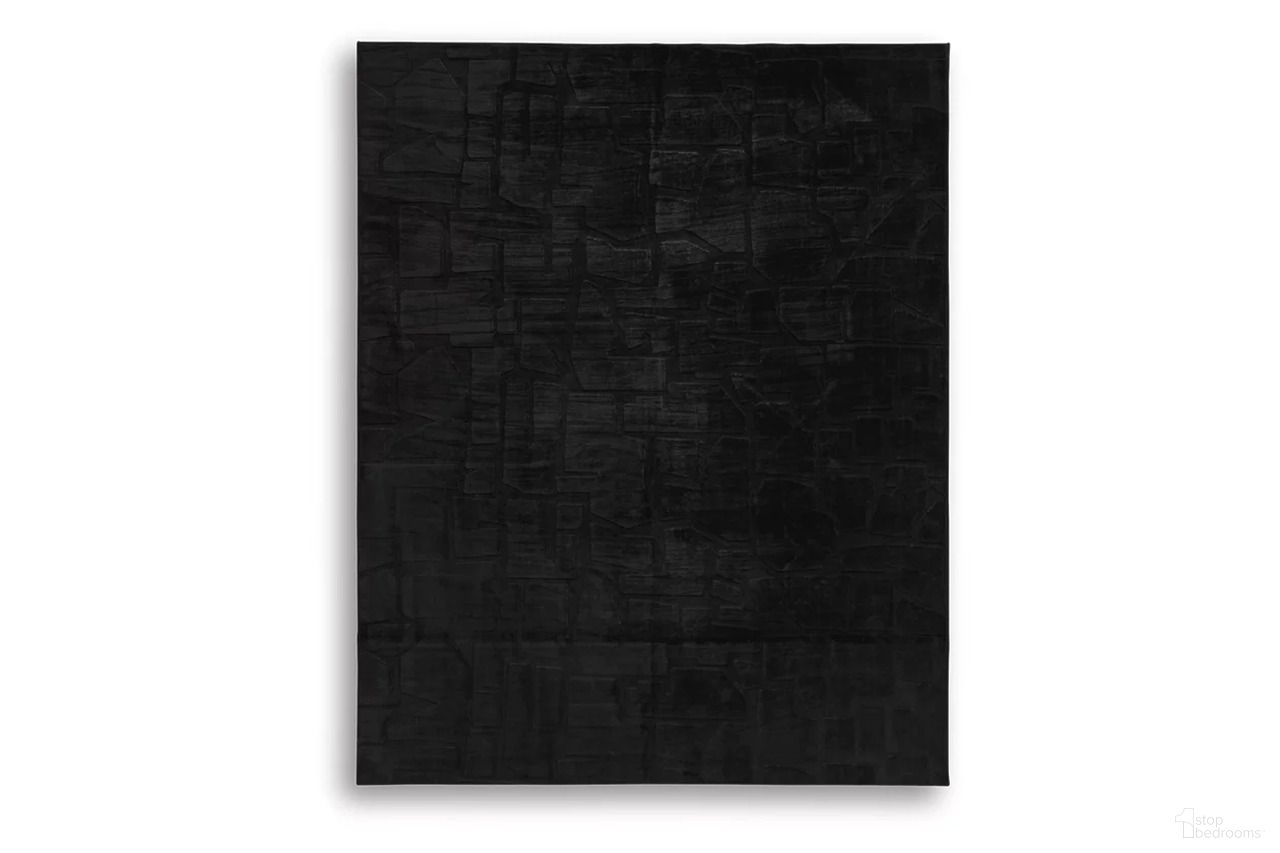 Gibbswell Washable Large Rug In Black