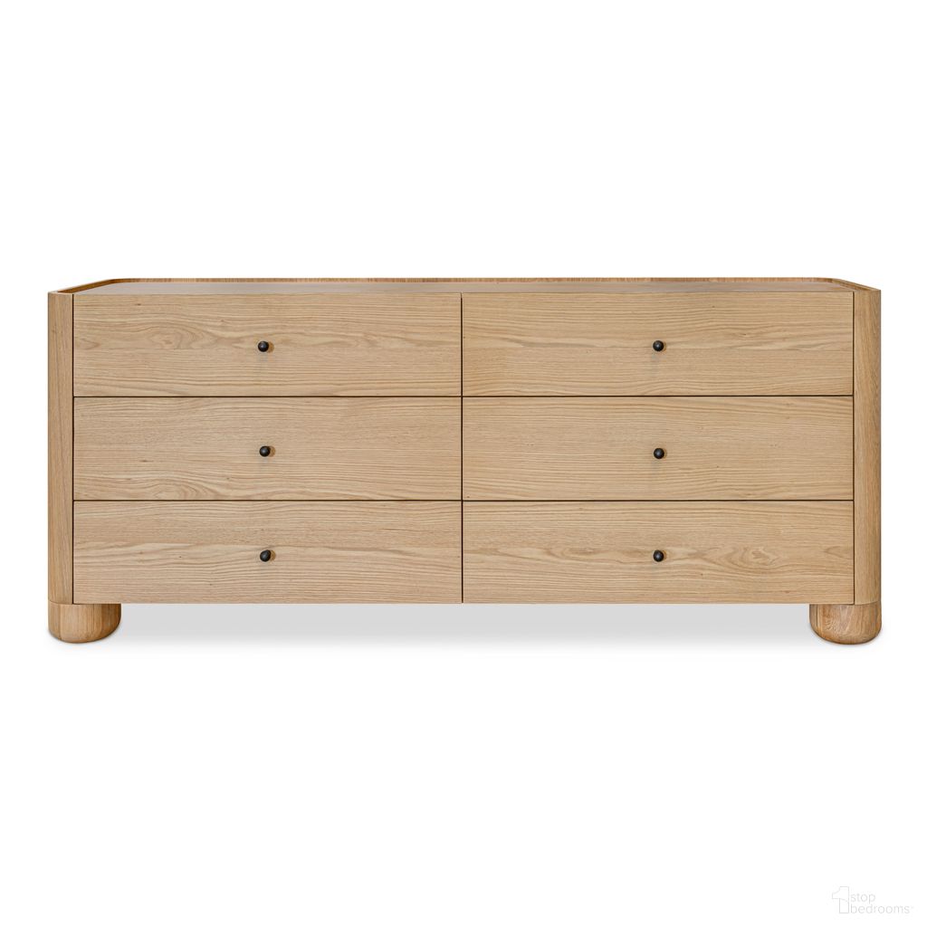 Gibson 6 Drawer Dresser In Natural