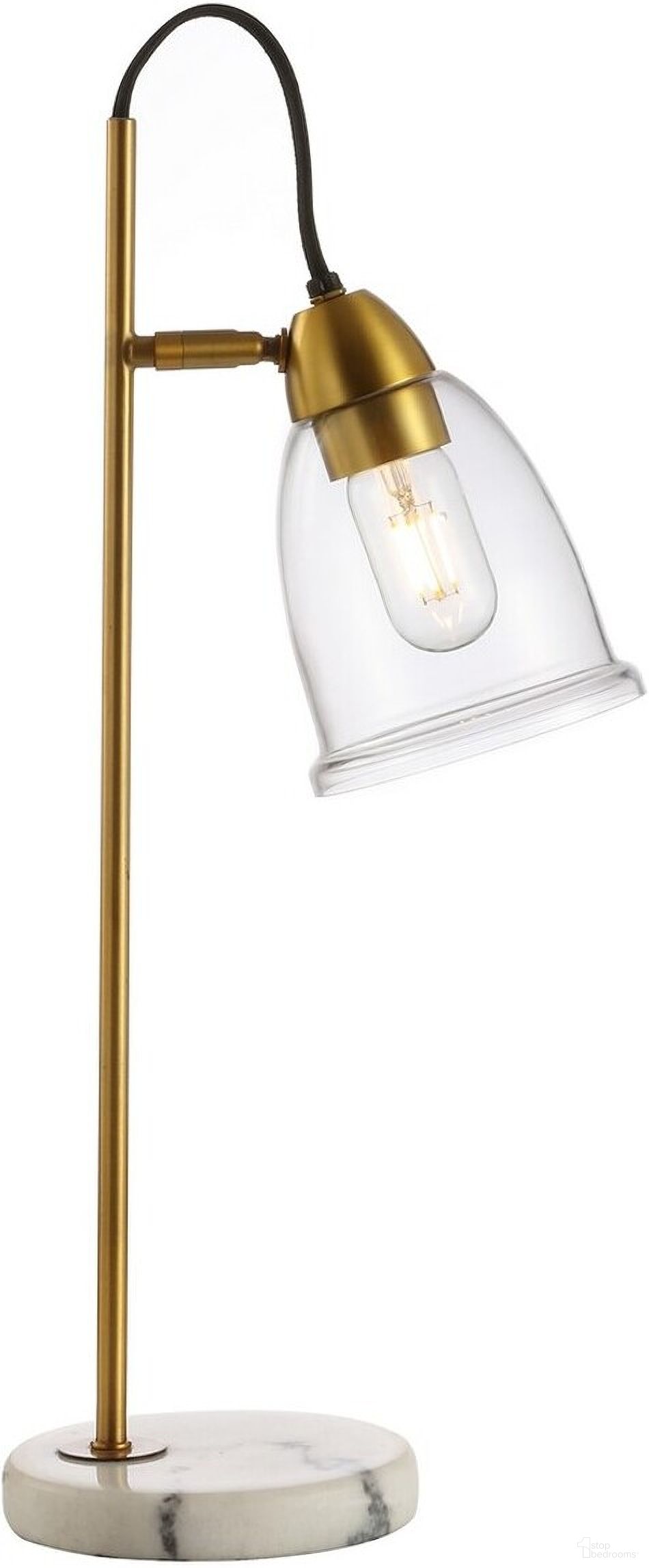 The appearance of Gibson White and Brass Table Lamp designed by Safavieh in the modern / contemporary interior design. This white piece of furniture was selected by 1StopBedrooms from Safavieh TBL Collection to add a touch of cosiness and style into your home. Sku: TBL4185A. Material: Brass.