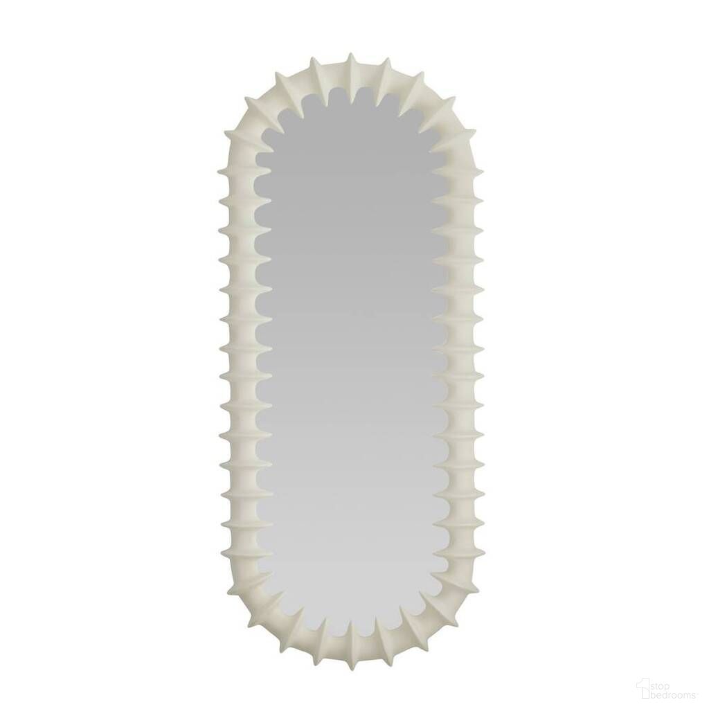 Gilcrest Full Length Mirror In Matte Ivory