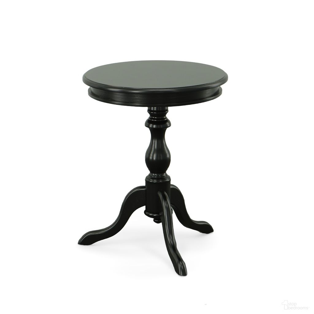 The appearance of Gilda Side Table In Antique Black designed by Carolina Living in the traditional interior design. This antique black piece of furniture  was selected by 1StopBedrooms from Gilda Collection to add a touch of cosiness and style into your home. Sku: 1925-AB. Material: MDF.