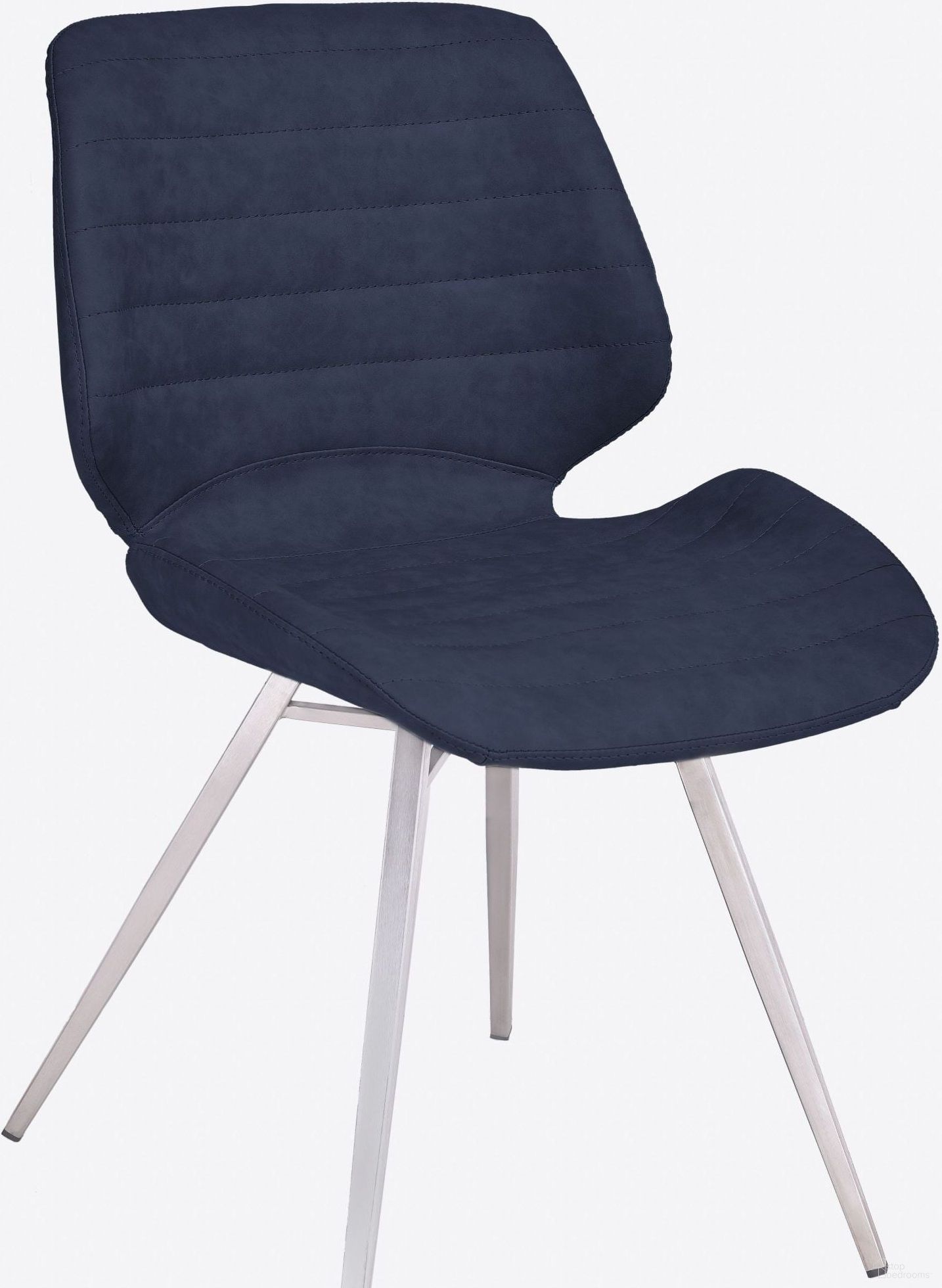 The appearance of Gina Dark Blue Dining Chair Set of 2 designed by Bellini Modern Living in the modern / contemporary interior design. This blue piece of furniture was selected by 1StopBedrooms from Gina Collection to add a touch of cosiness and style into your home. Sku: Gina-DC DKB. Chair Type: Side Chair.