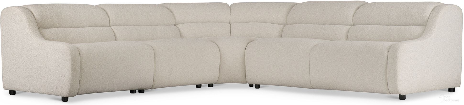 The appearance of Gio 5-Piece Fabric Power Motion Sectional In Cream designed by Bernhardt in the modern / contemporary interior design. This cream piece of furniture  was selected by 1StopBedrooms from Gio Collection to add a touch of cosiness and style into your home. Sku: B130RO;B130RO;B132RO;B135RO;B136RO. Material: Fabric.
