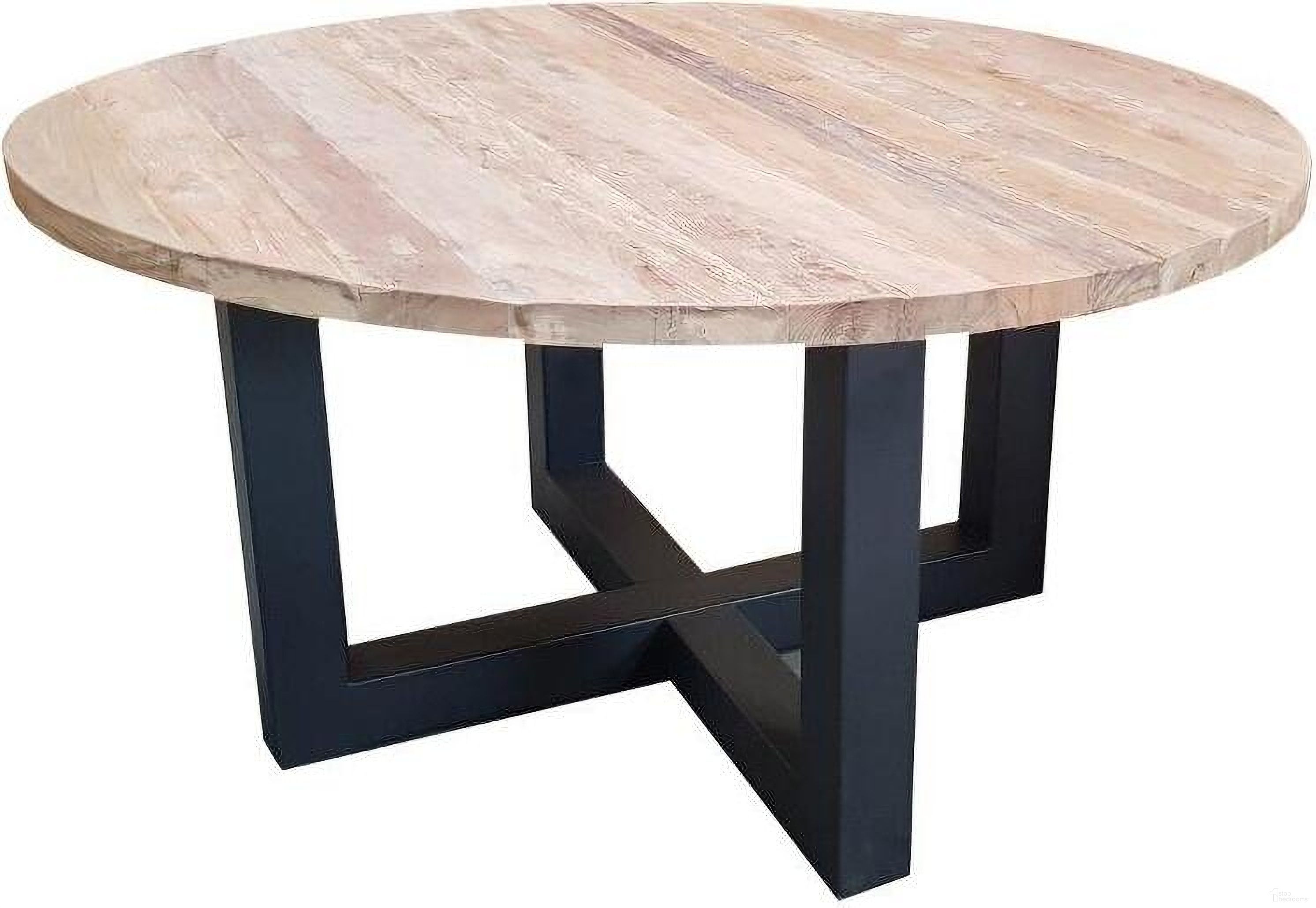The appearance of Giorgia Reclaimed Natural Teak Dining Table designed by Padma's Plantation in the modern / contemporary interior design. This natural piece of furniture  was selected by 1StopBedrooms from Giorgia Collection to add a touch of cosiness and style into your home. Sku: GIO13-59. Table Base Style: Pedestal. Table Top Shape: Round. Material: Wood. Size: 59".