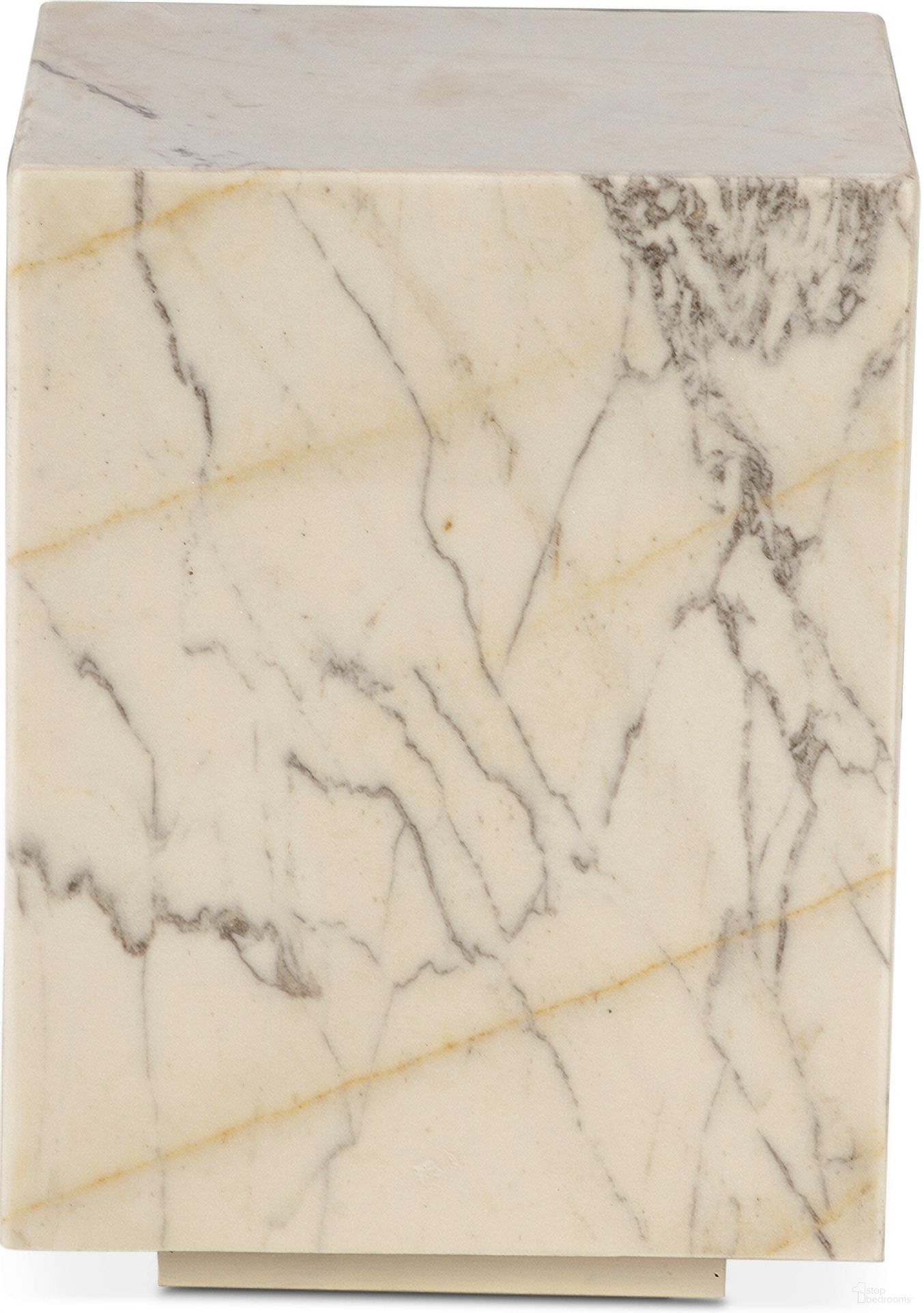 The appearance of Giza 15 Inch Drum Side Table In Alabaster Marble designed by Home Trends and Design in the transitional interior design. This alabaster piece of furniture  was selected by 1StopBedrooms from Giza Collection to add a touch of cosiness and style into your home. Sku: ZWGZAST15AM. Material: Marble.