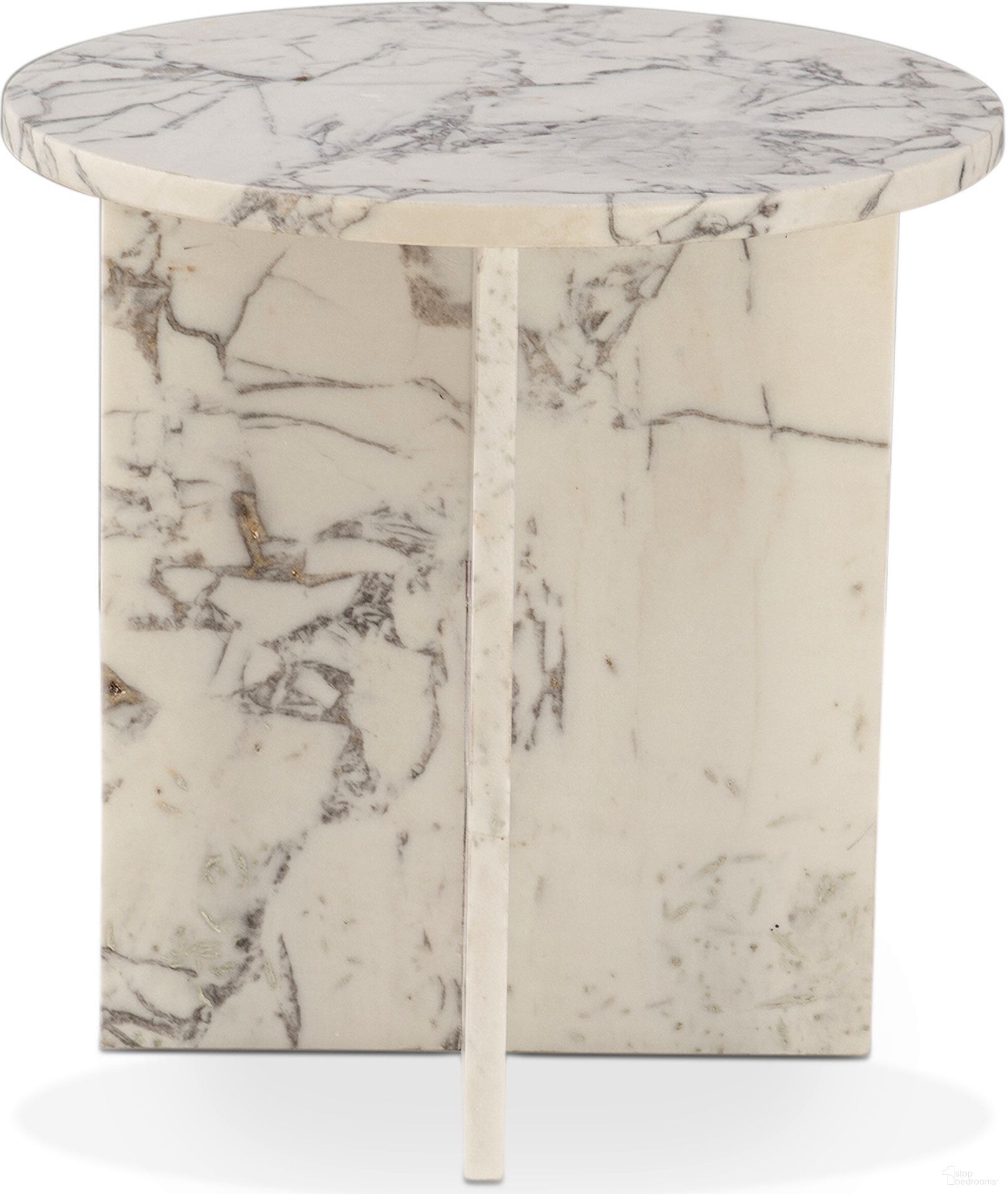 The appearance of Giza 20 Inch Side Table In Alabaster Marble designed by Home Trends and Design in the transitional interior design. This alabaster piece of furniture  was selected by 1StopBedrooms from Giza Collection to add a touch of cosiness and style into your home. Sku: ZWGZAST20ABM. Material: Marble.