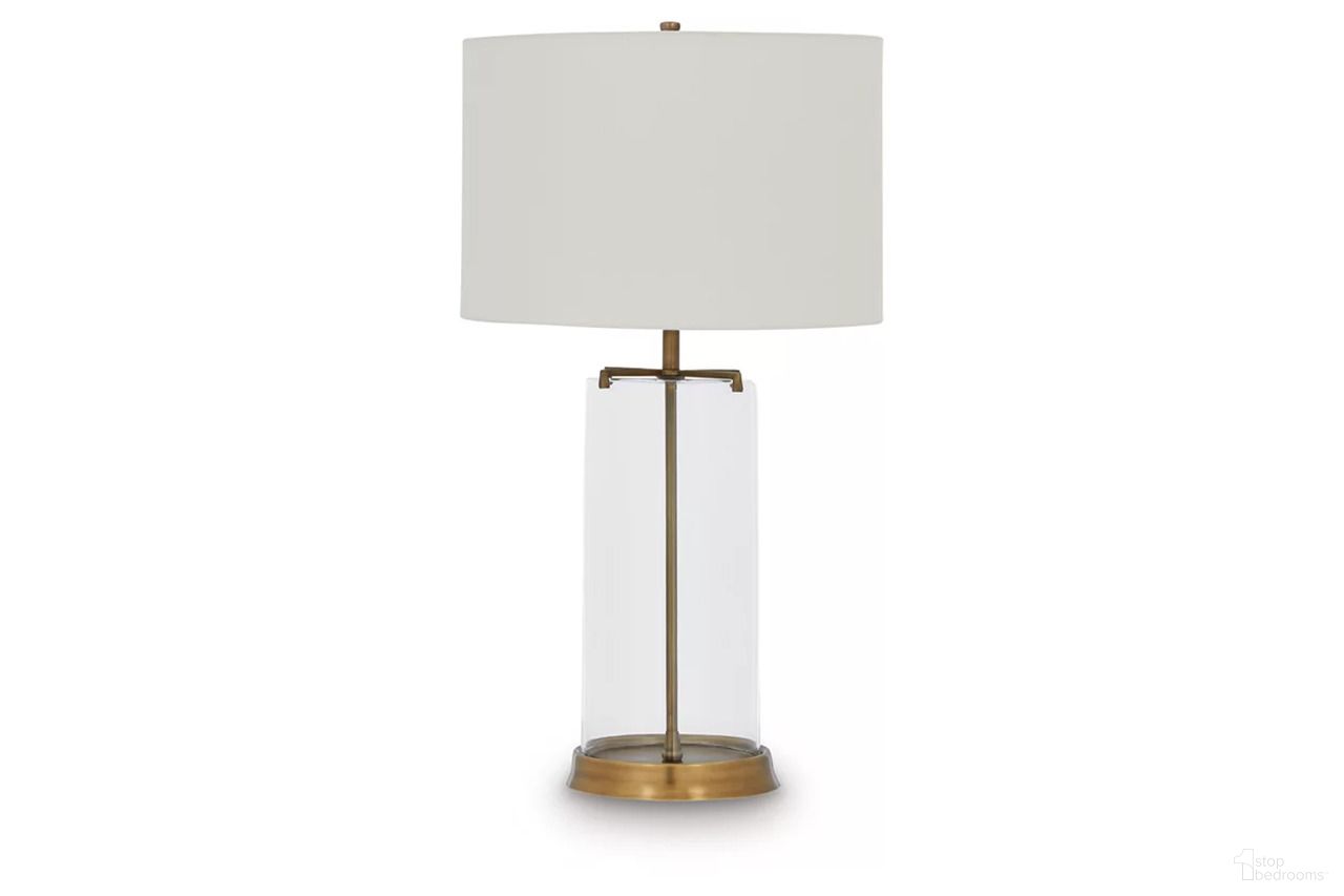 The appearance of Gizeh Glass Table Lamp In Clear and Gold designed by Signature Design by Ashley in the traditional interior design. This clear/gold piece of furniture was selected by 1StopBedrooms from Gizeh Collection to add a touch of cosiness and style into your home. Sku: L430954. Material: Glass.