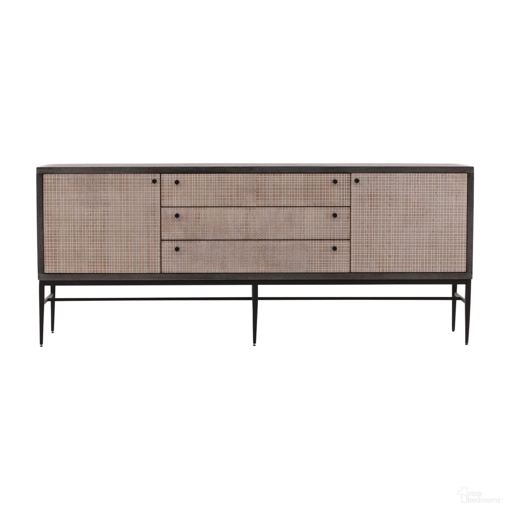 The appearance of Glacier Sideboard designed by Furniture Classics in the modern / contemporary interior design. This piece of furniture was selected by 1StopBedrooms from Glacier Collection to add a touch of cosiness and style into your home. Sku: 40-307. Material: Elm.