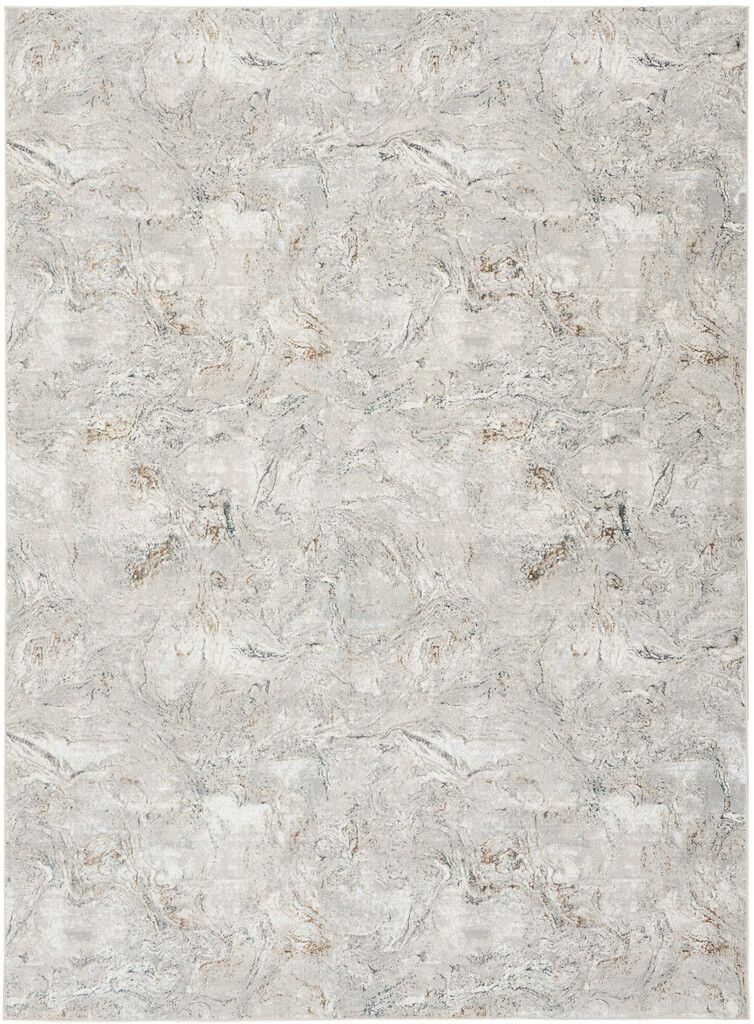Glam 9' x 12' Modern Indoor Rug In Grey Multi