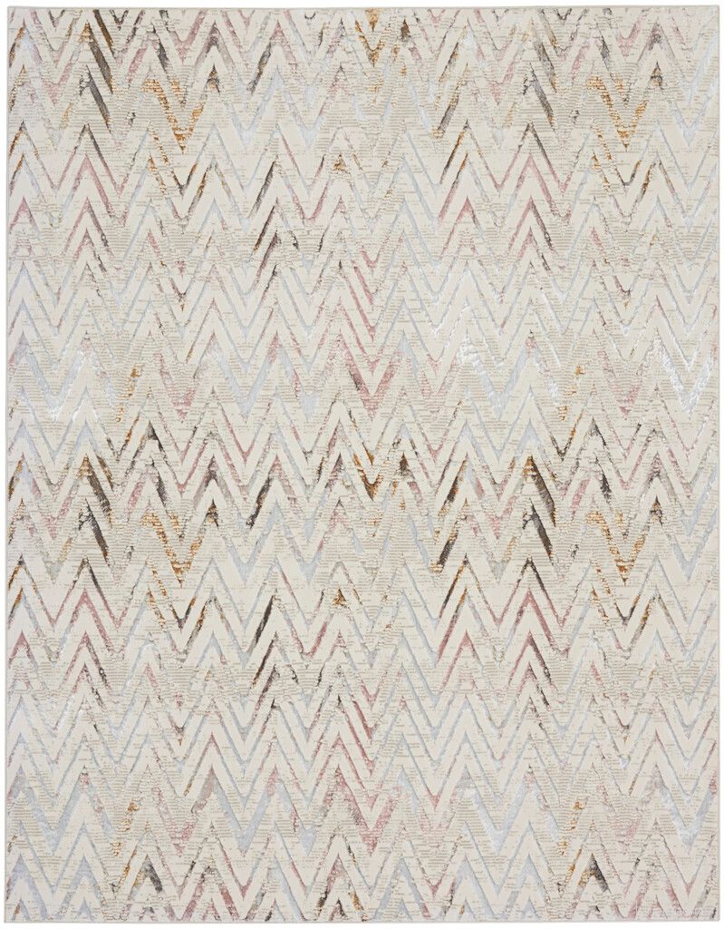 Glam 9' x 12' Indoor Rug In Multicolor