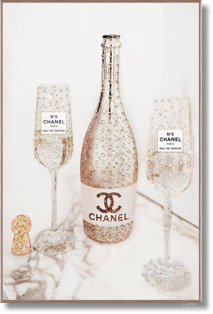 Glamalicious Elegant Designer-Inspired Glitter Art Wall Art In Multi