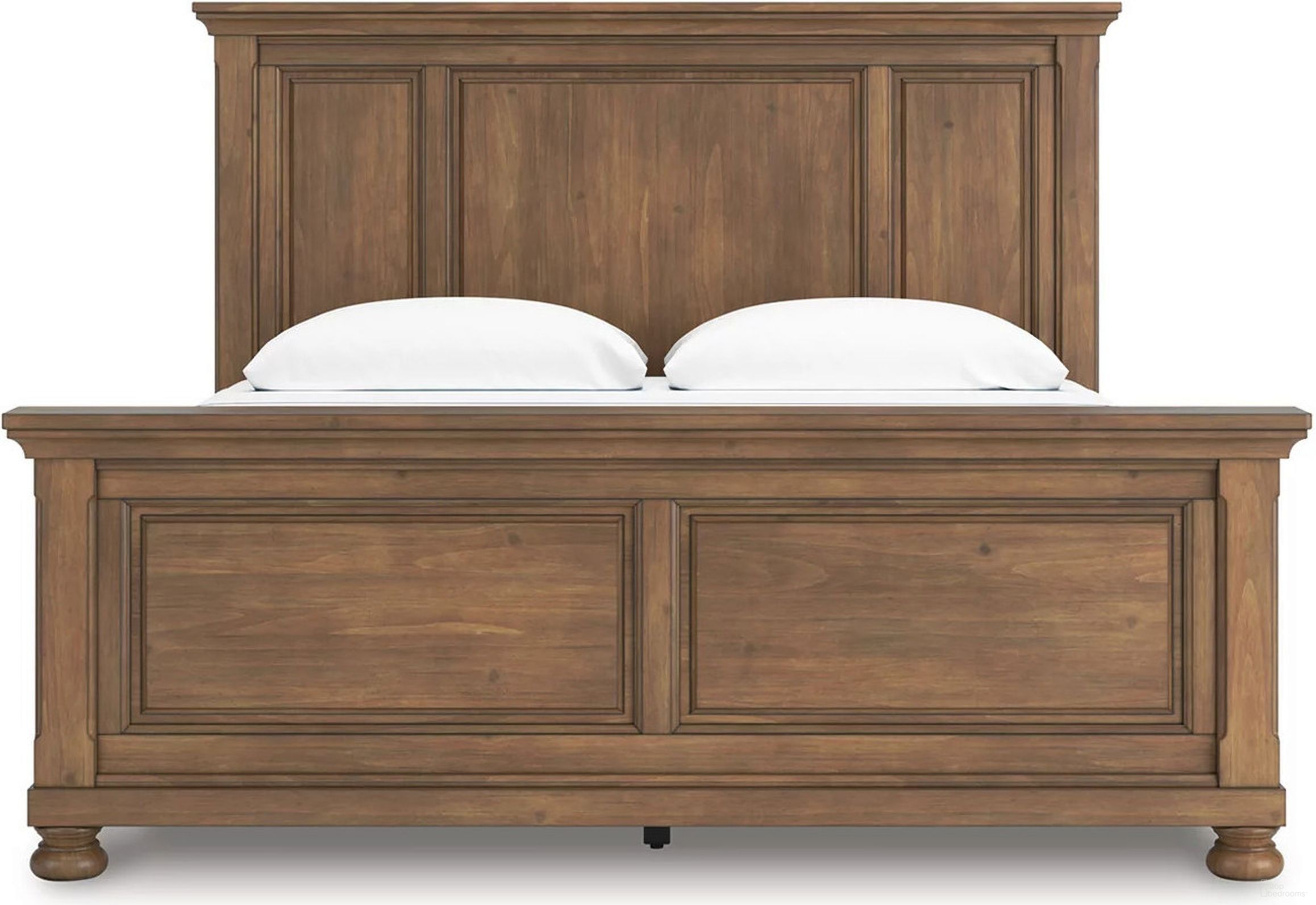 The appearance of Glarrison King Panel Bed In Medium Brown designed by Signature Design by Ashley in the transitional interior design. This medium brown piece of furniture was selected by 1StopBedrooms from Glarrison Collection to add a touch of cosiness and style into your home. Sku: NCB779-56;NCB779-58;NCB779-97. Bed Type: Panel Bed. Bed Size: King.