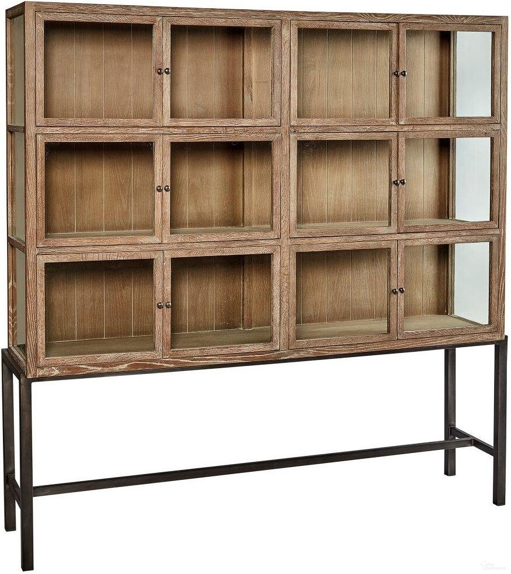 The appearance of Glazier Show Cabinet designed by Furniture Classics in the transitional interior design. This  piece of furniture  was selected by 1StopBedrooms from Glazier Collection to add a touch of cosiness and style into your home. Sku: 20-150. Material: Wood.