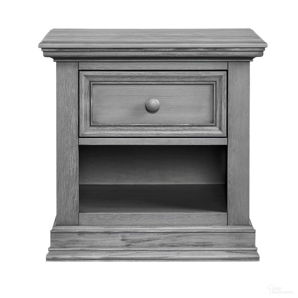 The appearance of Glenbrook 1 Drawer Nightstand In Graphite Gray designed by Oxford Baby in the transitional interior design. This graphite gray piece of furniture was selected by 1StopBedrooms from Glenbrook Collection to add a touch of cosiness and style into your home. Sku: 27022530. Material: Wood.