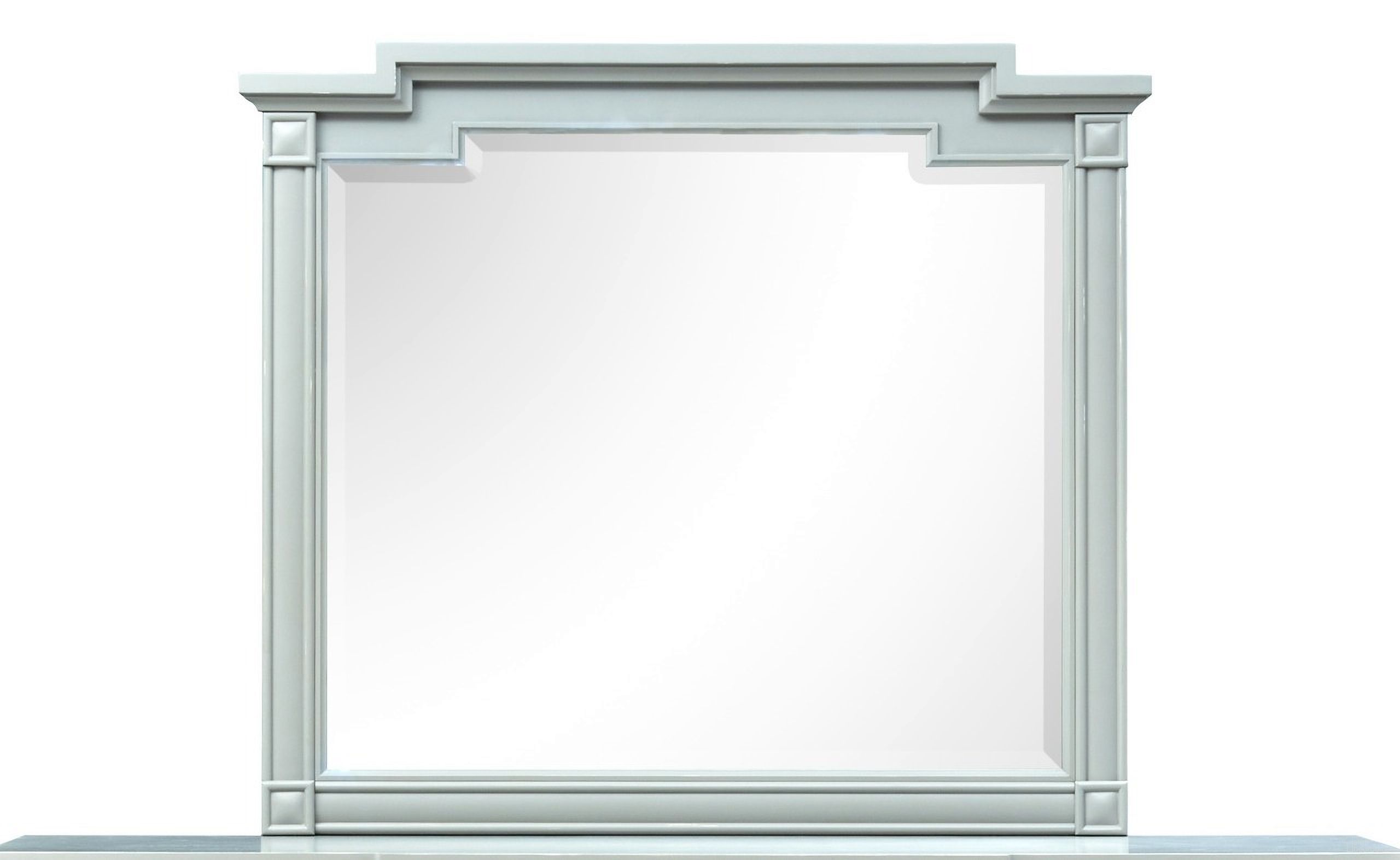 The appearance of Glenbrook Landscape Mirror designed by Magnussen in the transitional interior design. This pebble piece of furniture was selected by 1StopBedrooms from Glenbrook Collection to add a touch of cosiness and style into your home. Sku: B5668-40. Material: Birch Veneer.