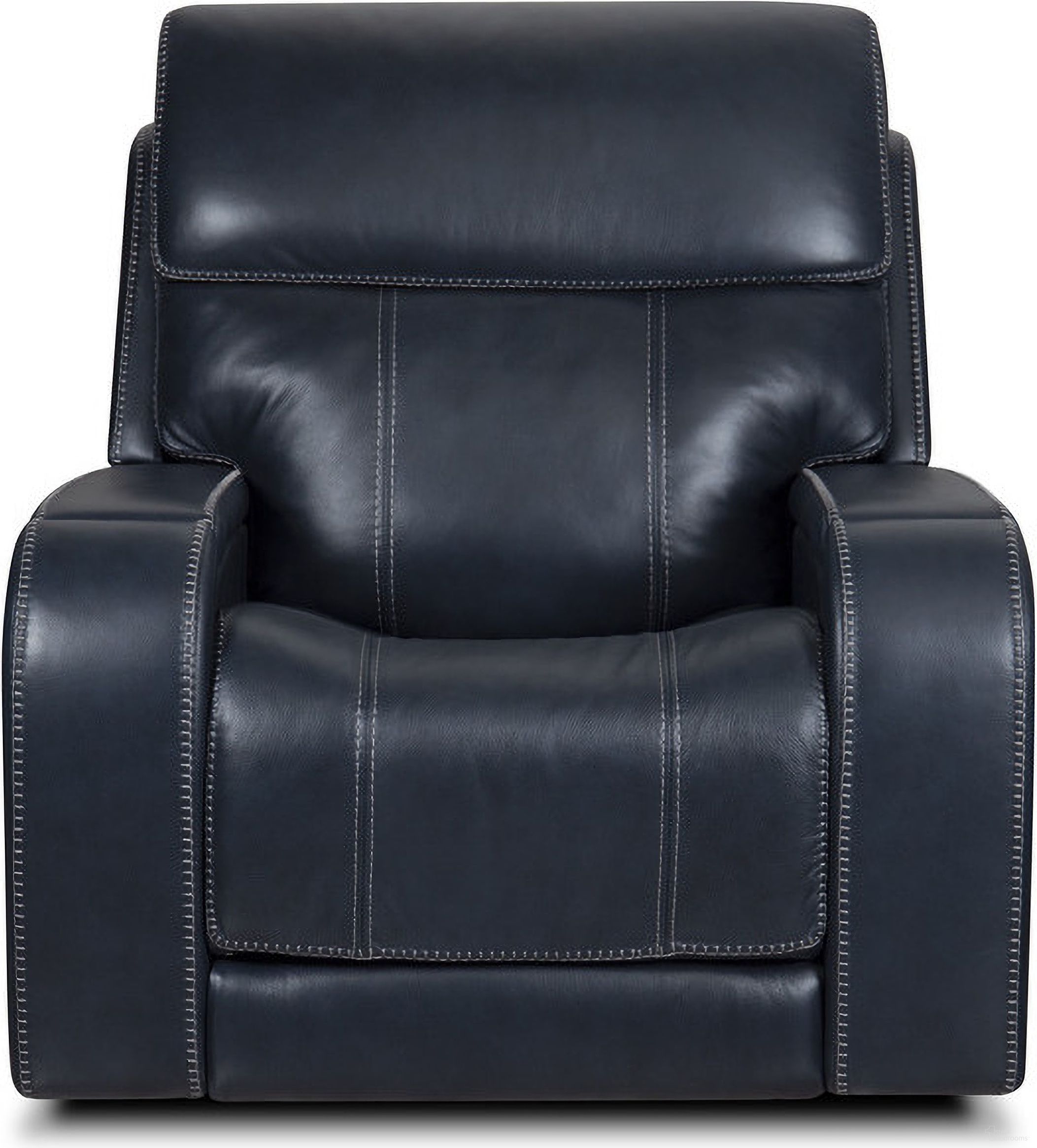 The appearance of Glenwood Power Recliner with Power Head Rest and Lay Flat Power Lumbar In Ocean designed by BarcaLounger in the transitional interior design. This ocean piece of furniture was selected by 1StopBedrooms from Glenwood Collection to add a touch of cosiness and style into your home. Sku: 9PHL1188375047. Material: Leather.
