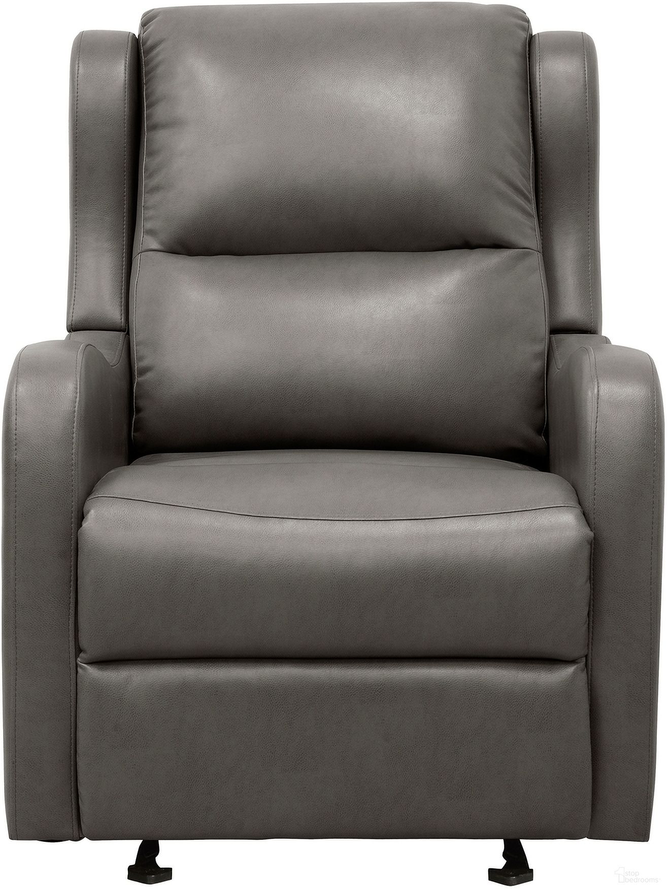 The appearance of Durant Glider Reclining Chair In Gray designed by Homelegance in the modern / contemporary interior design. This gray piece of furniture was selected by 1StopBedrooms from Durant Collection to add a touch of cosiness and style into your home. Sku: 8527GRY-1GD. Material: Faux Leather.