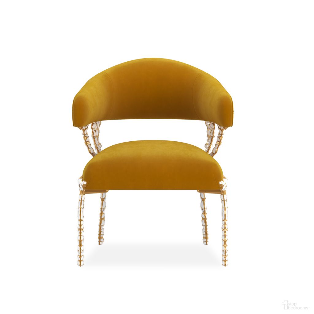 Glimmer Of Hope Accent Chair In Yellow