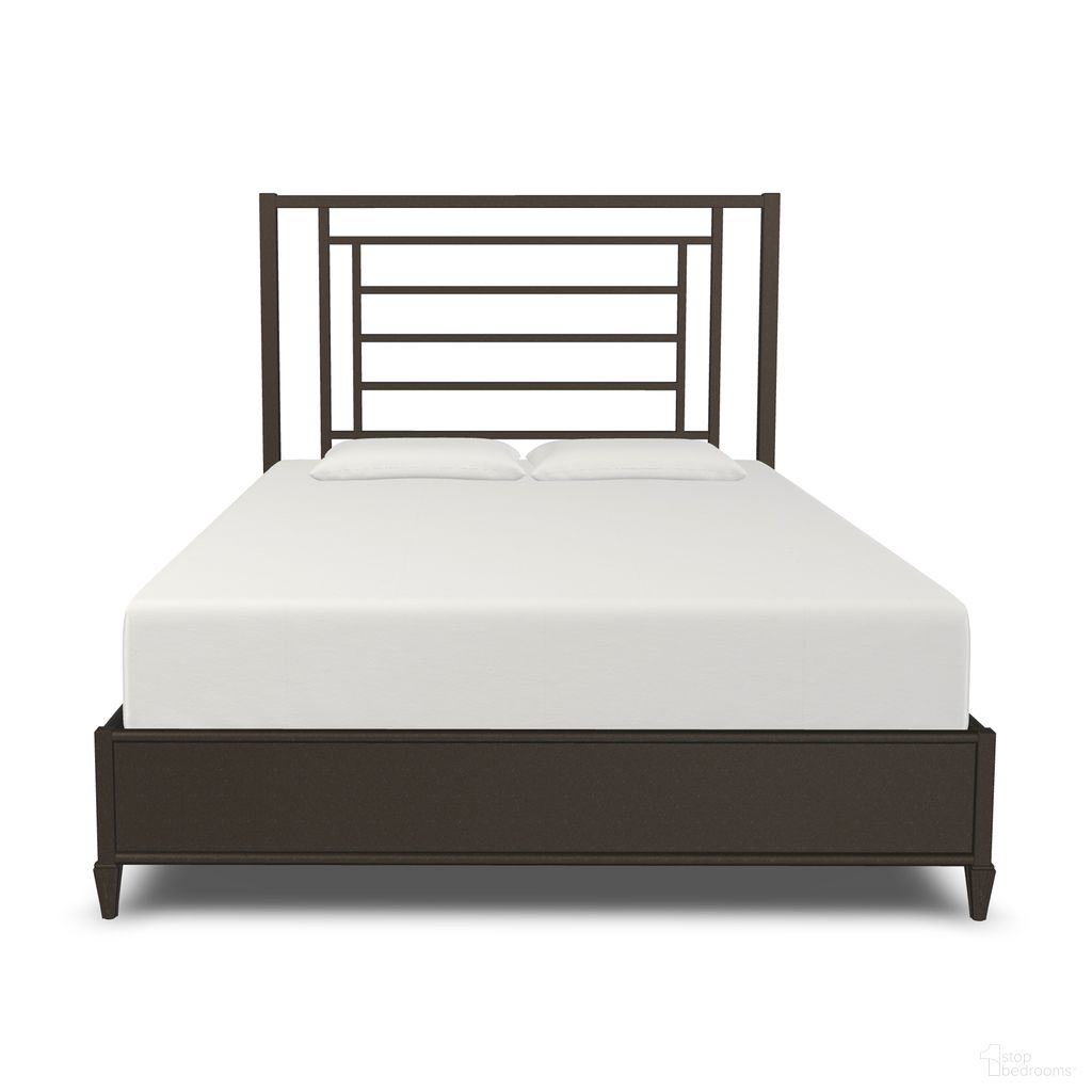 The appearance of Gloaming California King Headboard with Metal Surround In Weathered Bronze designed by Wesley Allen in the modern / contemporary interior design. This weathered bronze piece of furniture  was selected by 1StopBedrooms from Gloaming Collection to add a touch of cosiness and style into your home. Sku: 1320-HB-MS-6-AGB. Bed Size: California King. Material: Iron.