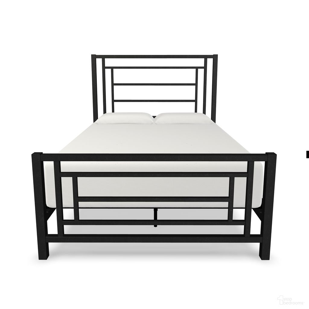 The appearance of Gloaming Queen Complete Bed with Metal Profile and Platform In Weathered Iron designed by Wesley Allen in the modern / contemporary interior design. This weathered iron piece of furniture  was selected by 1StopBedrooms from Gloaming Collection to add a touch of cosiness and style into your home. Sku: 1320-CB-MPF-WS-5-AGI. Bed Type: Platform Bed. Bed Size: Queen. Material: Iron.