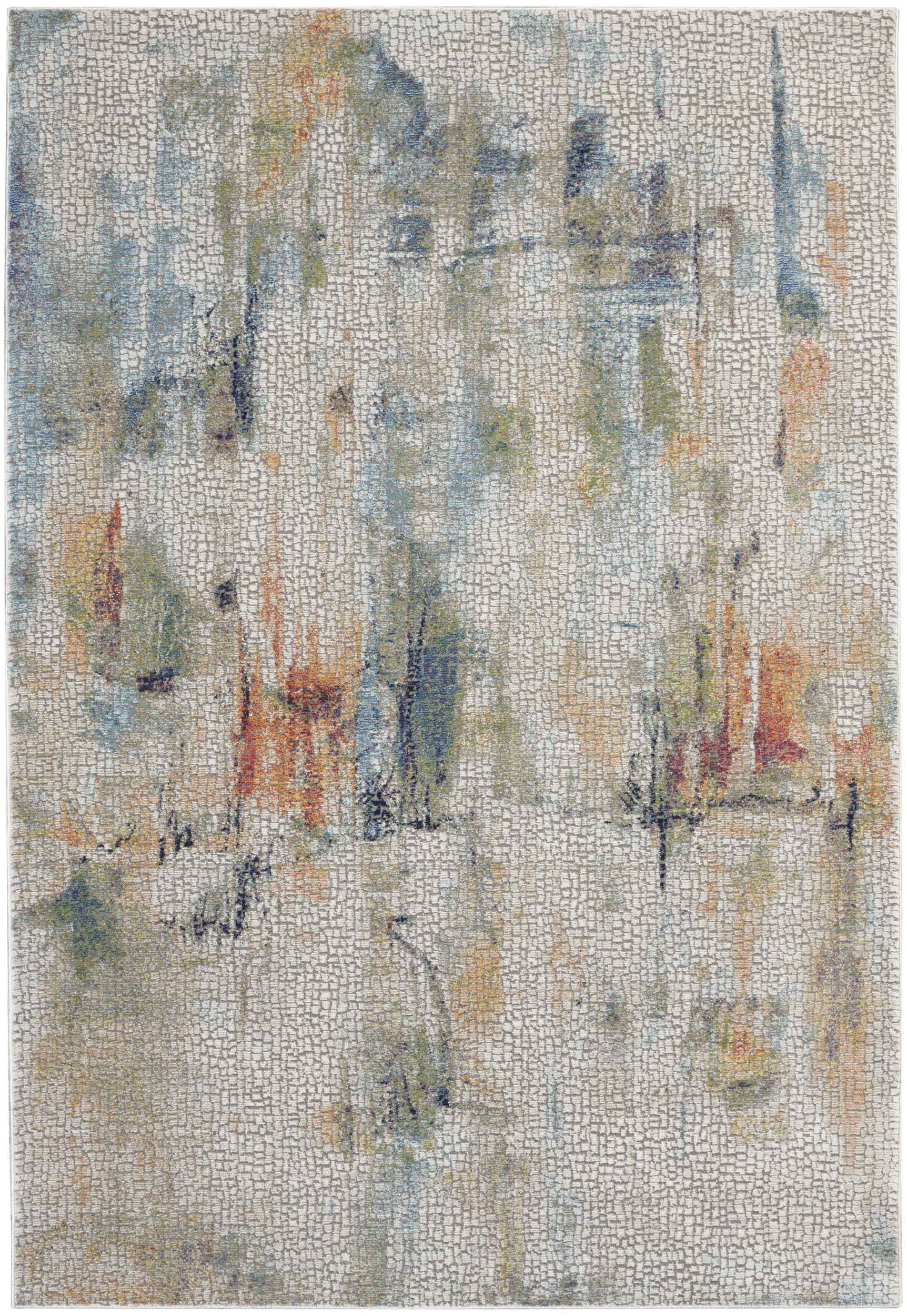 The appearance of Global Vintage Ivory and Multicolor 4' x 6' Modern Area Rug designed by Nourison in the modern / contemporary interior design. This ivory and multicolor piece of furniture was selected by 1StopBedrooms from Global Vintage Collection to add a touch of cosiness and style into your home. Sku: 99446475107. Material: Polypropylene.