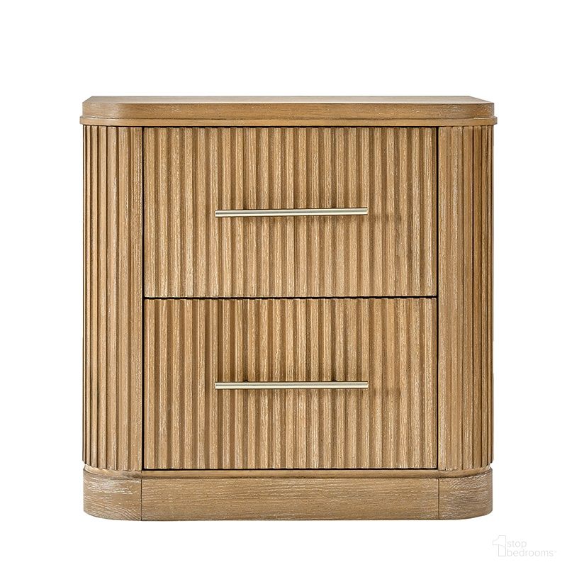 Gloria 2-Drawer Nightstand In Natural