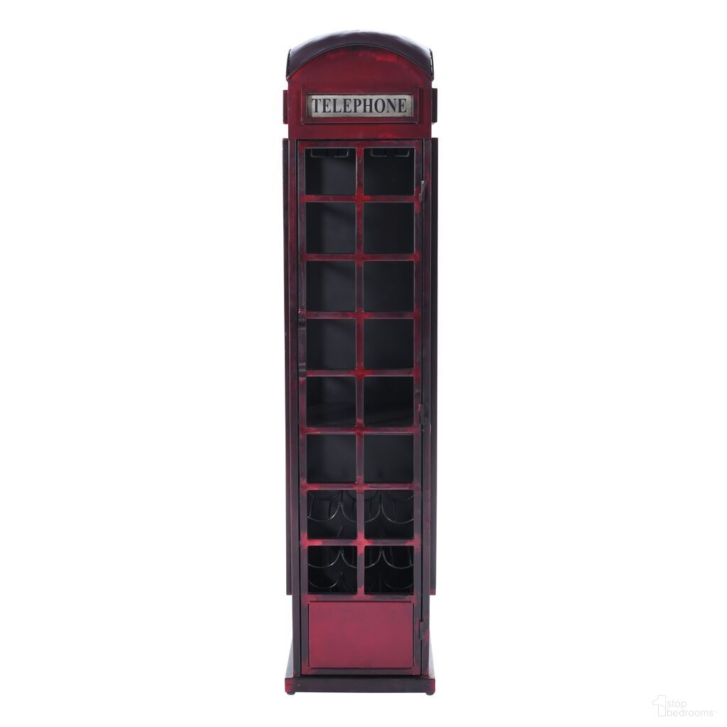 Jofran Glory Days Telly Telephone Booth Bar - Thumbnail 2