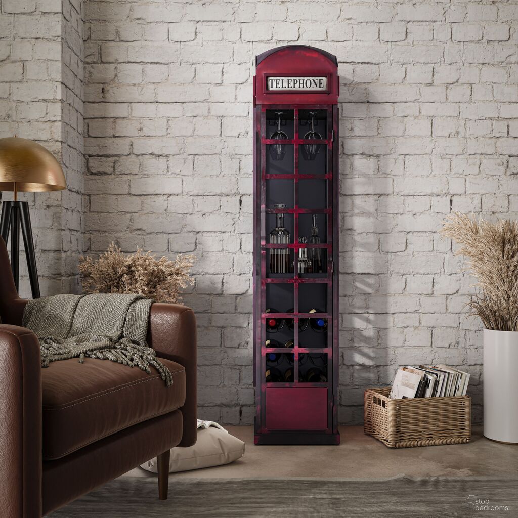 Jofran Glory Days Telly Telephone Booth Bar - Thumbnail 4