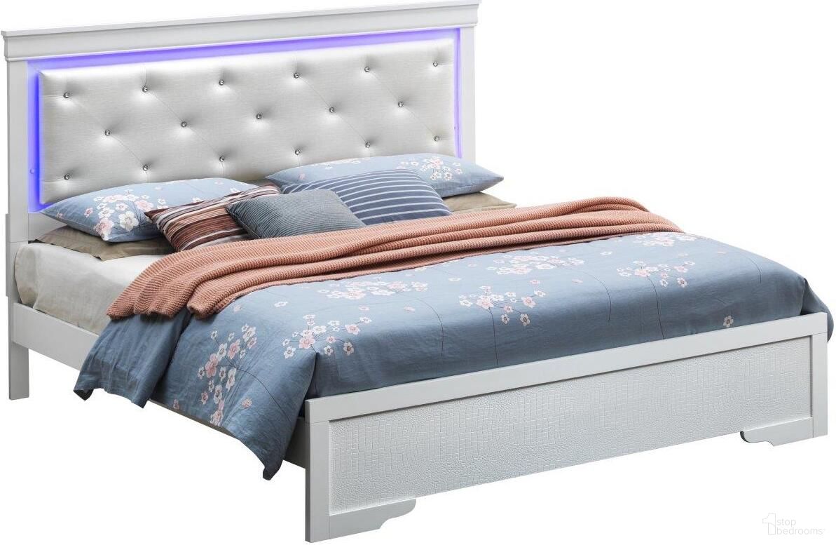 Glory Furniture Lorana Silver Champagne G6590C-KB3 King Bed