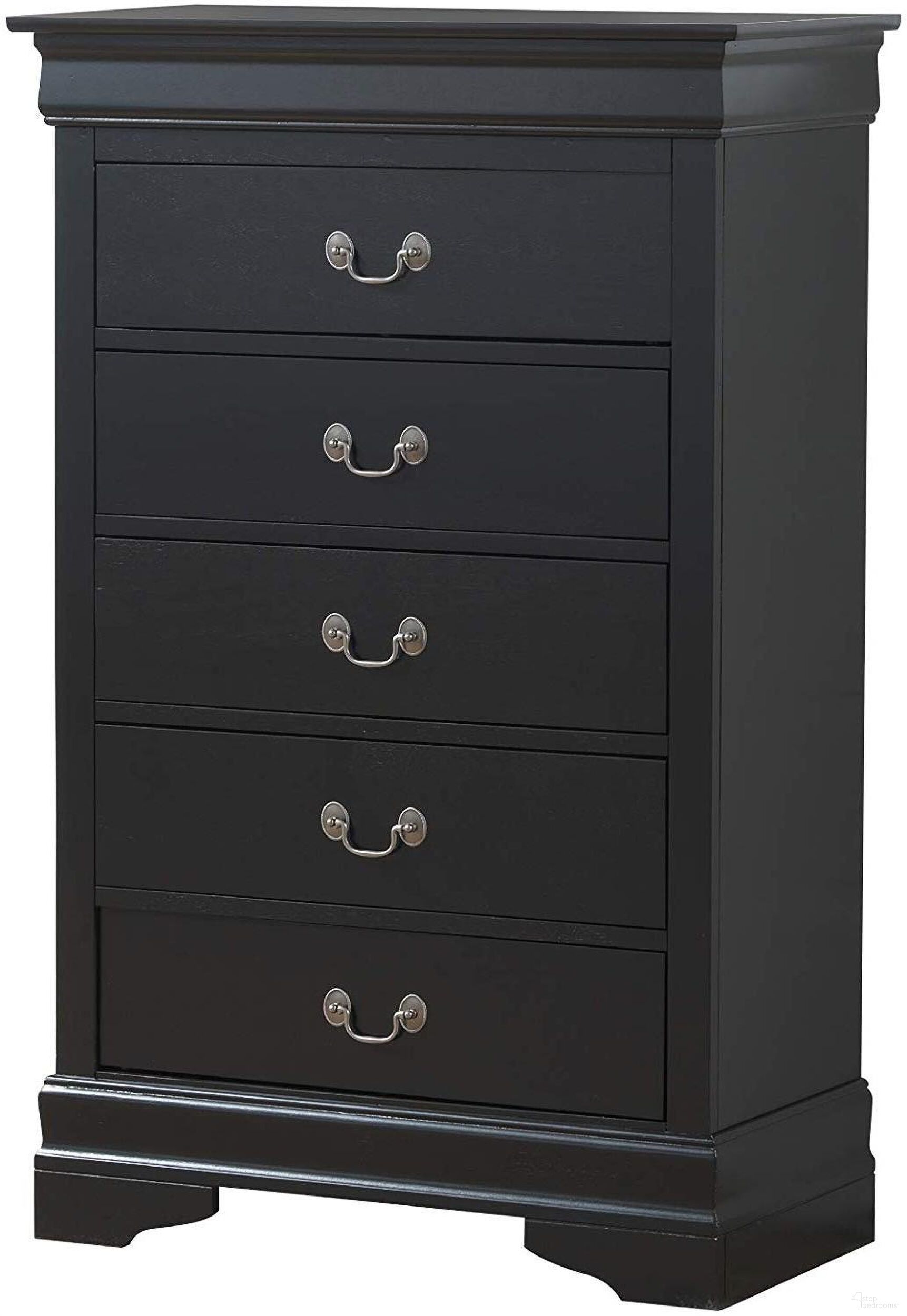 Glory Furniture LouisPhillipe Chest, Black